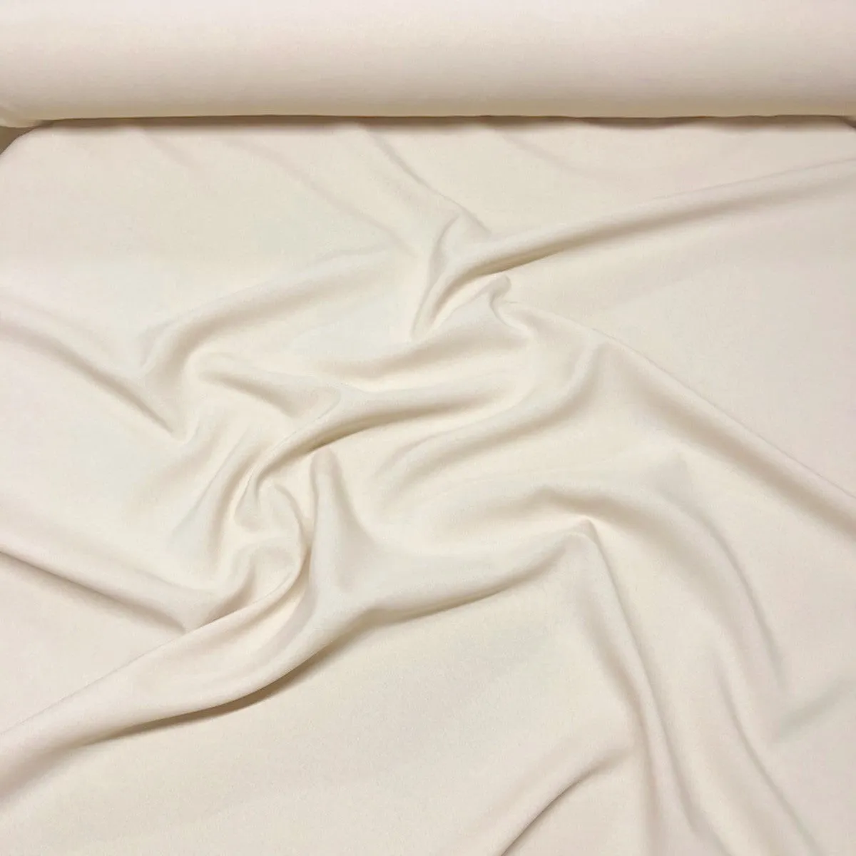 1pc - Scuba (Wrinkle-Free) Drapery Panel 10'Tall x 58" wide - Ivory