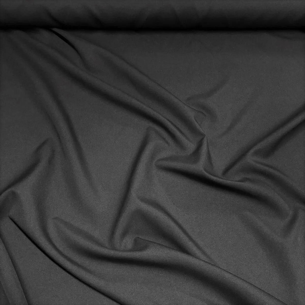 1pc - Scuba (Wrinkle-Free) Table Linen 108" Round- Charcoal