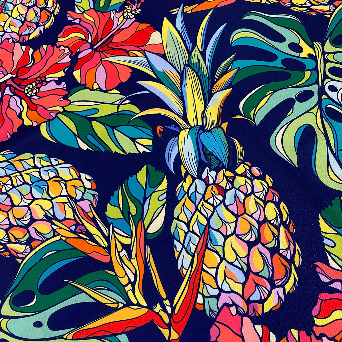 27pcs - Tropical Funk (Poly Print) Table Runner 14"x108"