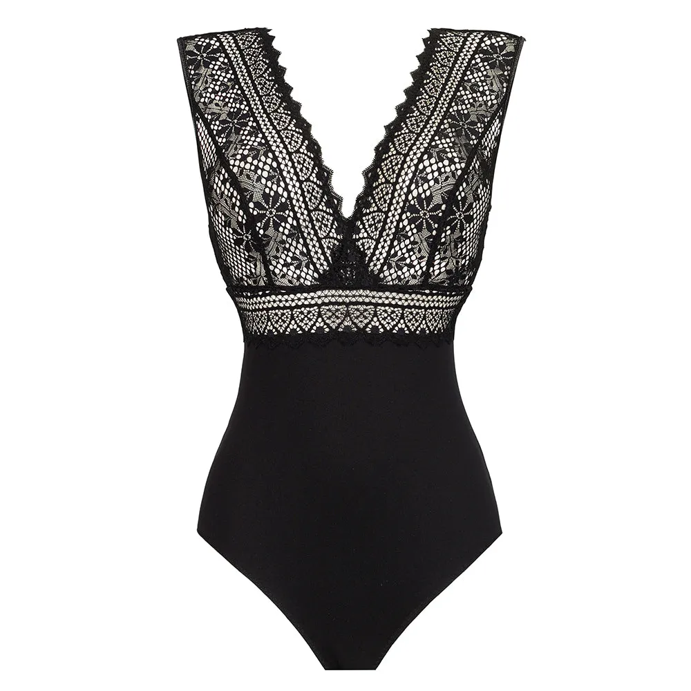 Cassiopee Bodysuit Black