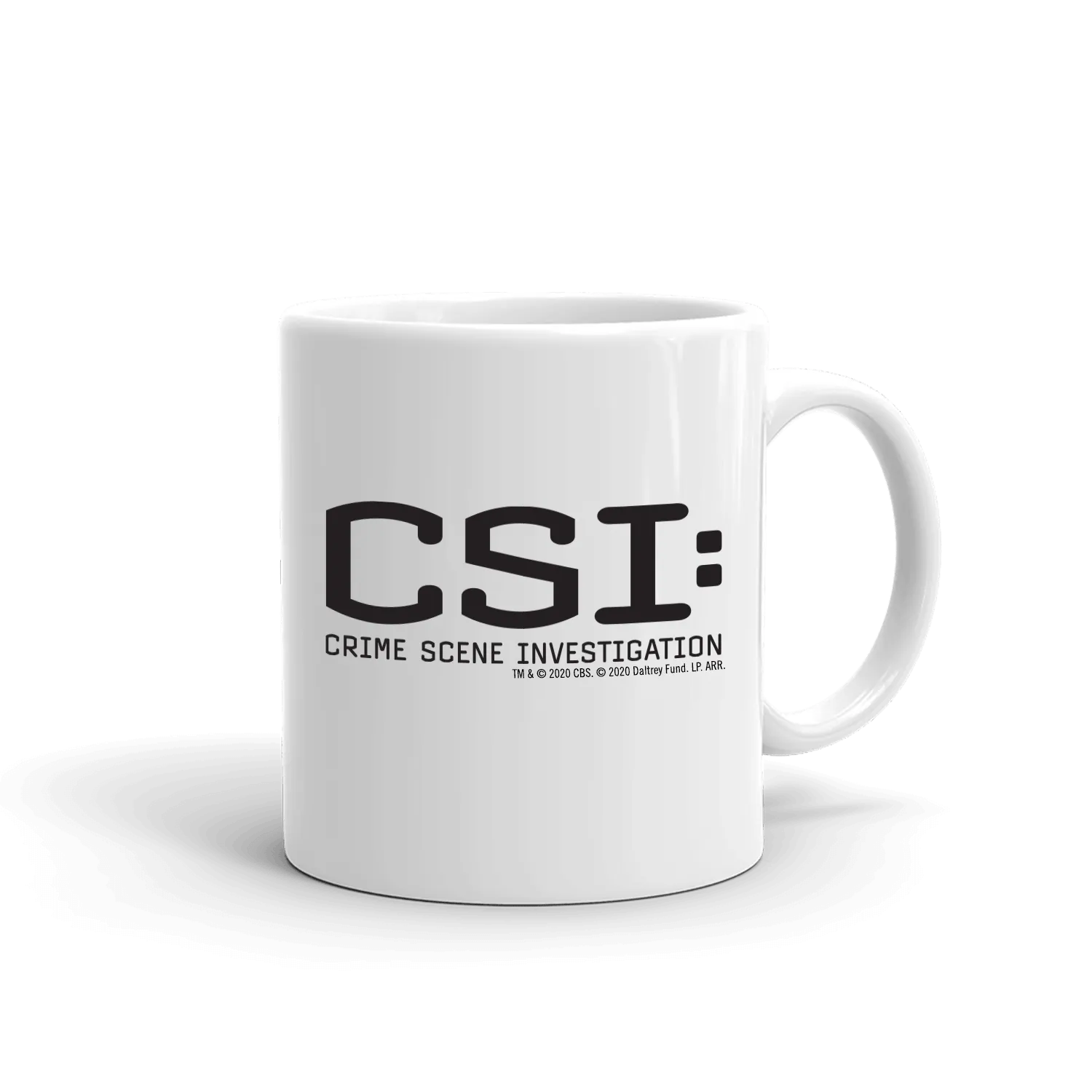 CSI: Crime Scene Investigation White Mug