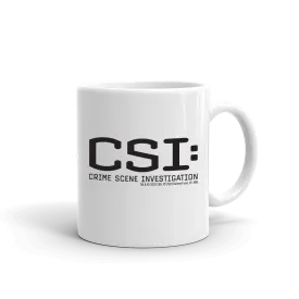 CSI: Crime Scene Investigation White Mug