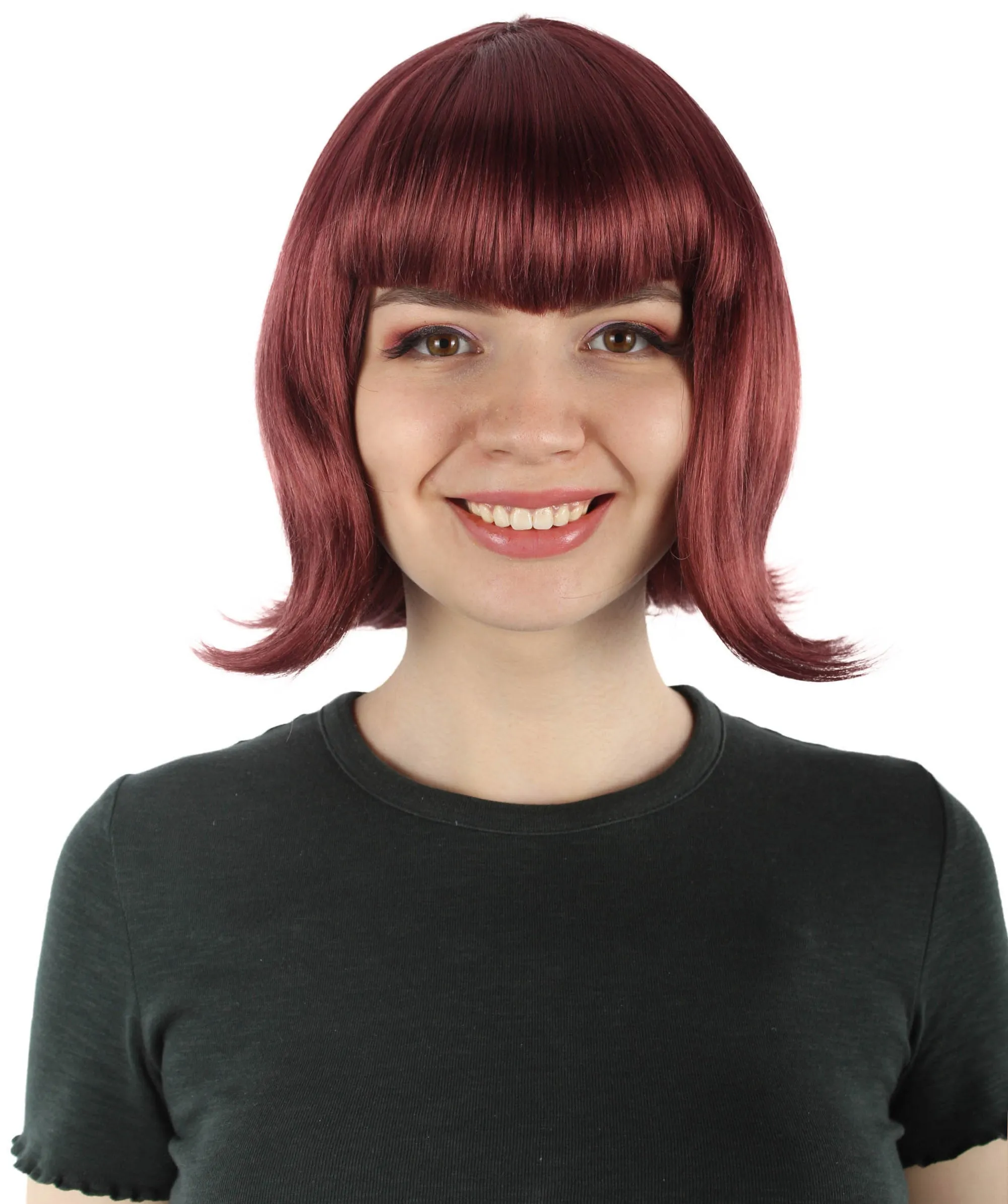 Female Vampire Wig | Cosplay Black Vampire Wigs | Premium Breathable Capless Cap