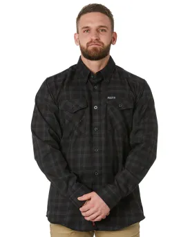 Fist Flannel - Charcoal Fist Flannel - Charcoal