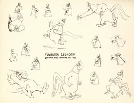 Foghorn Leghorn Original Stat Model Sheet