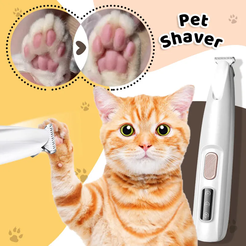  Limited-time offer today only! Waterproof Rechargeable Pet Shaver with LED Light