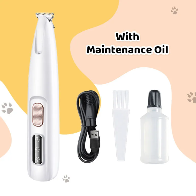  Limited-time offer today only! Waterproof Rechargeable Pet Shaver with LED Light