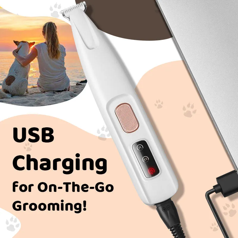  Limited-time offer today only! Waterproof Rechargeable Pet Shaver with LED Light