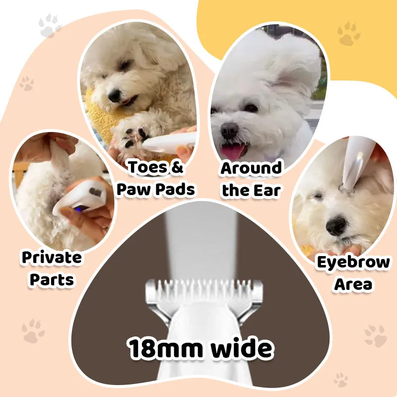  Limited-time offer today only! Waterproof Rechargeable Pet Shaver with LED Light