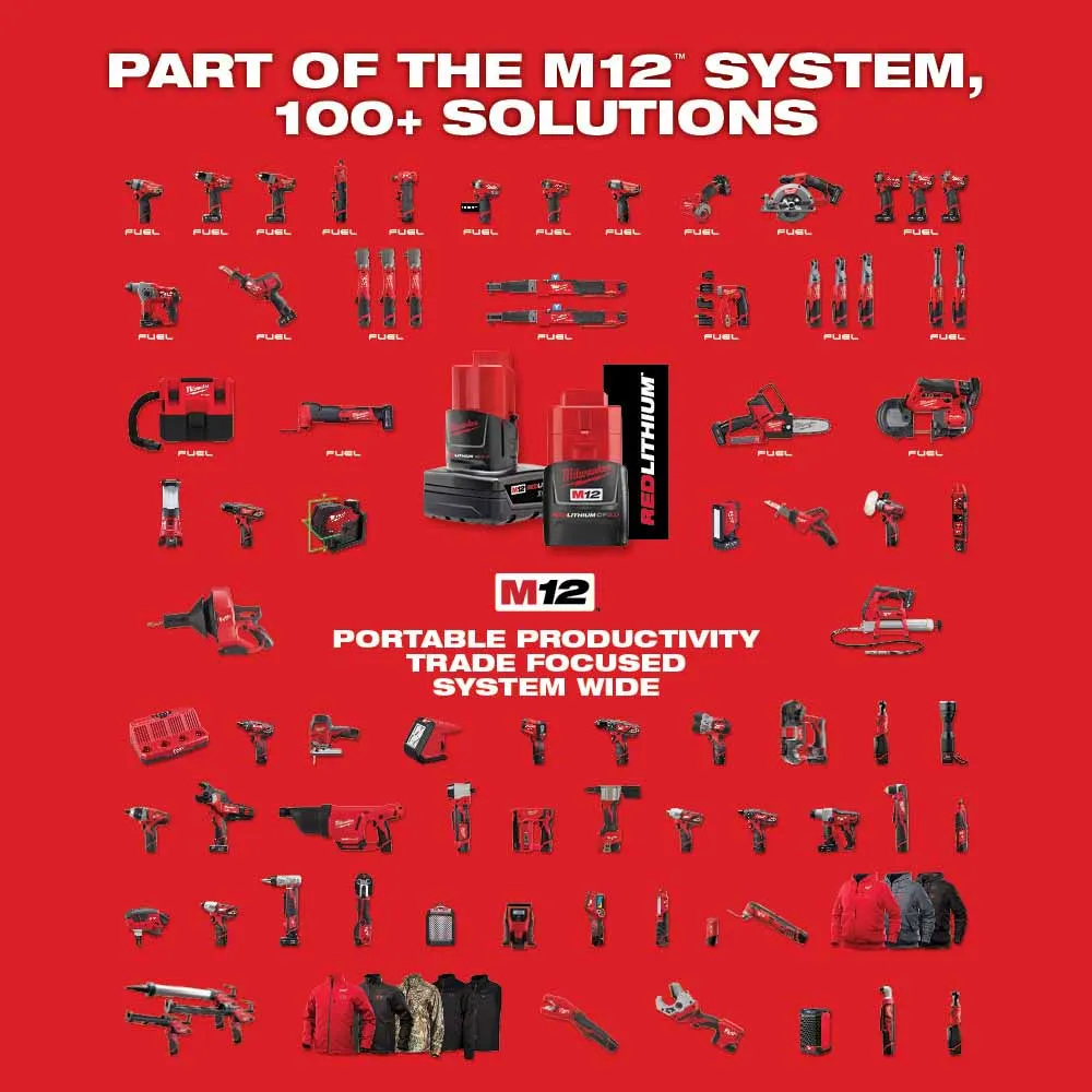 Milwaukee 2567-20 M12 FUEL™ 3/8" High Speed Ratchet (Bare Tool)