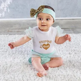 My First Mermaid Outfit with Headband (0-6 Months)