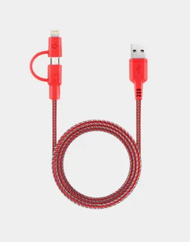 NyloTough 2-in-1 Lightning   Micro-USB 1.5M