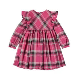 Plaid Long Sleeve Dress