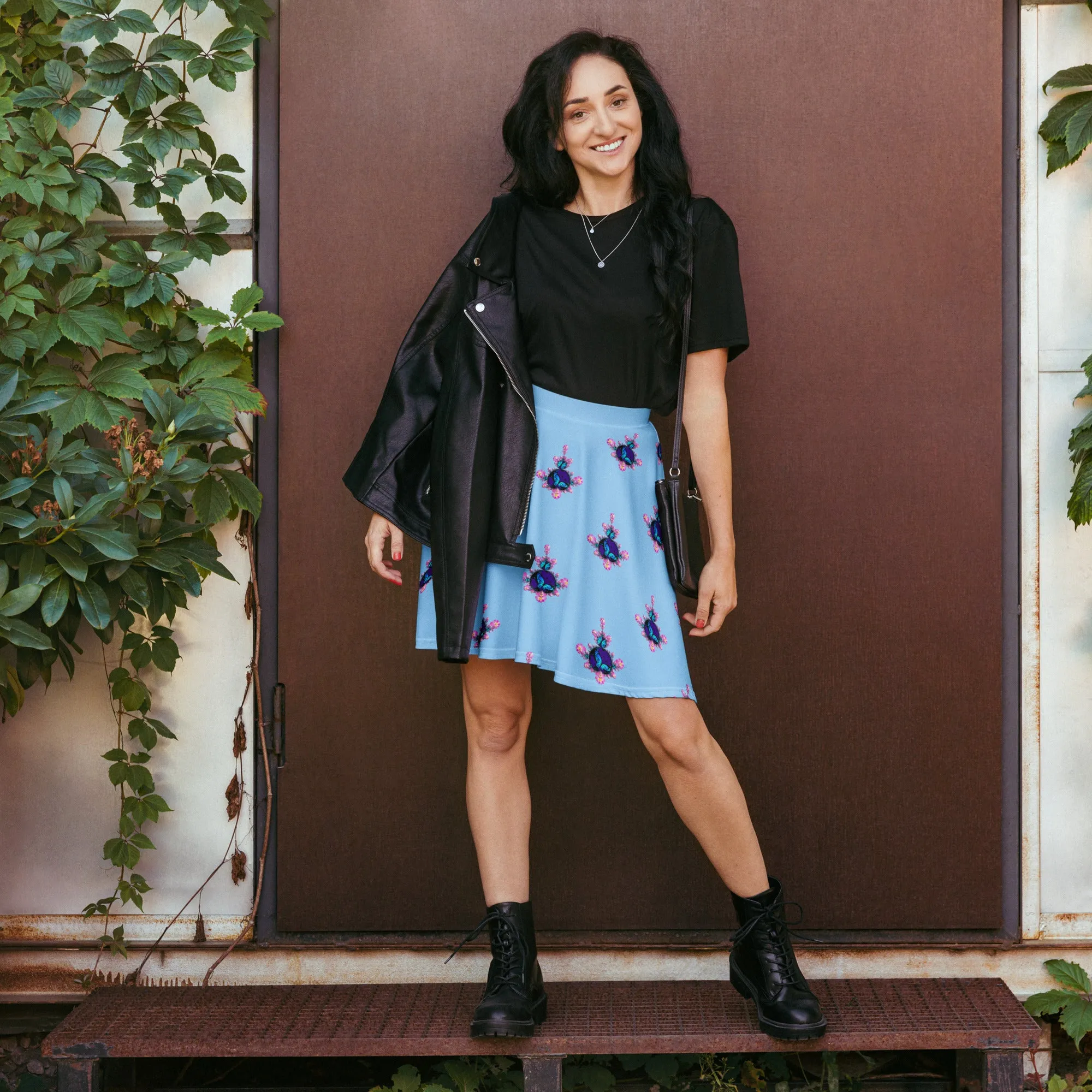 "Mystical Butterfly Bliss" Collection - Designer Skater Skirt