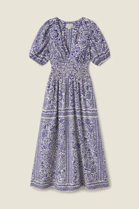 Sonia Dress Hydra Border