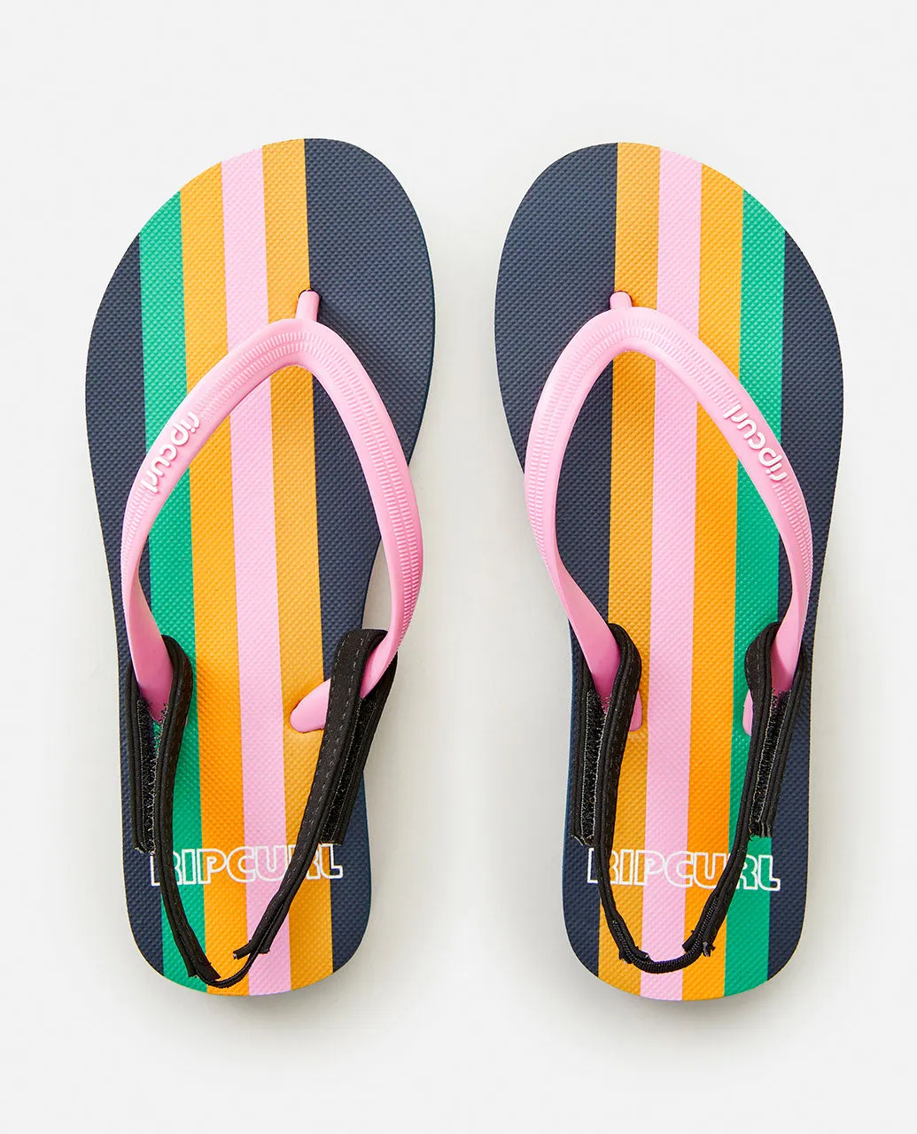 Surf Revival Stripe Open Toe - Girl - Navy