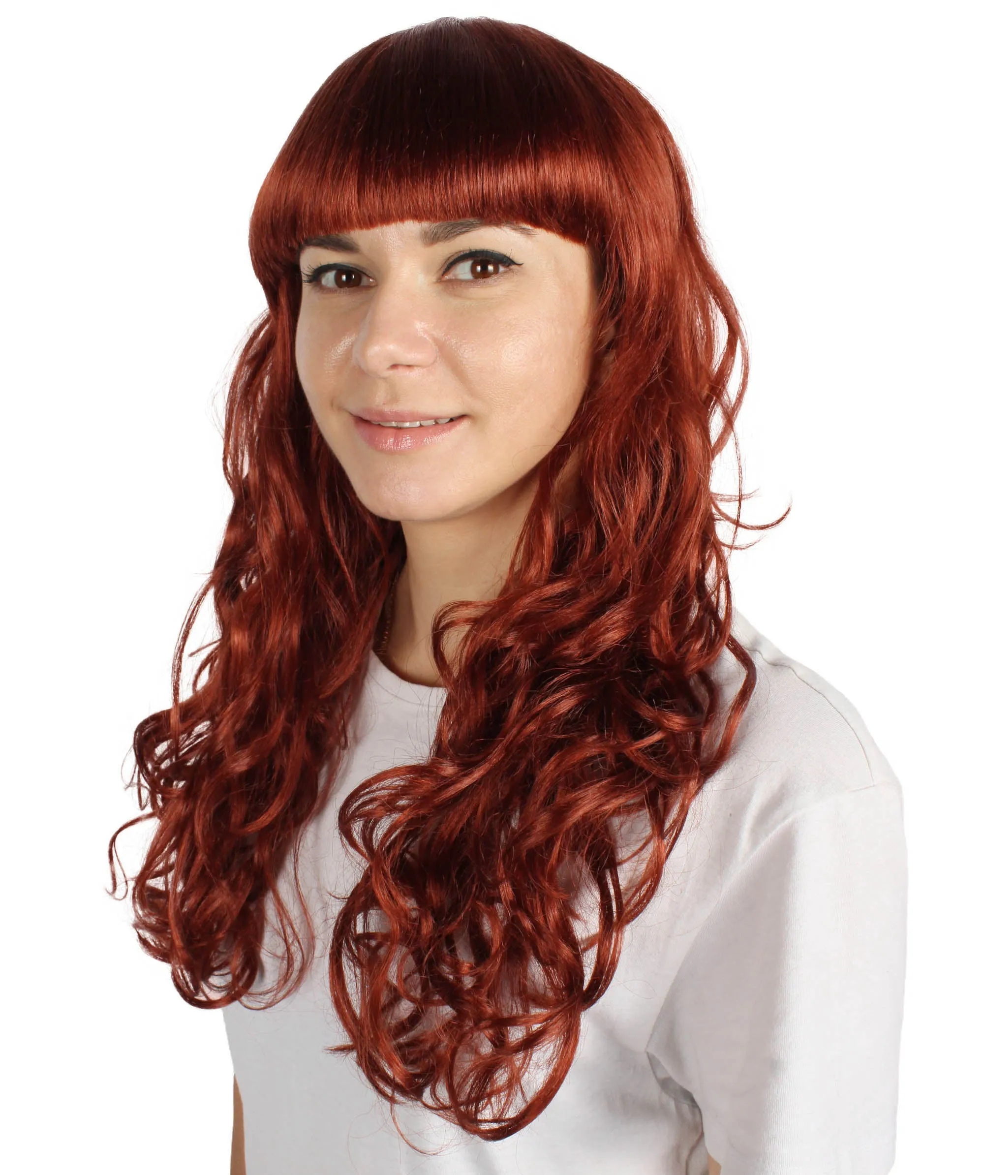 Women's Wig for Cosplay Anti-Hero Girl , Long Curly Party Ready Fancy Cosplay Halloween Wigs , Premium Breathable Capless Cap