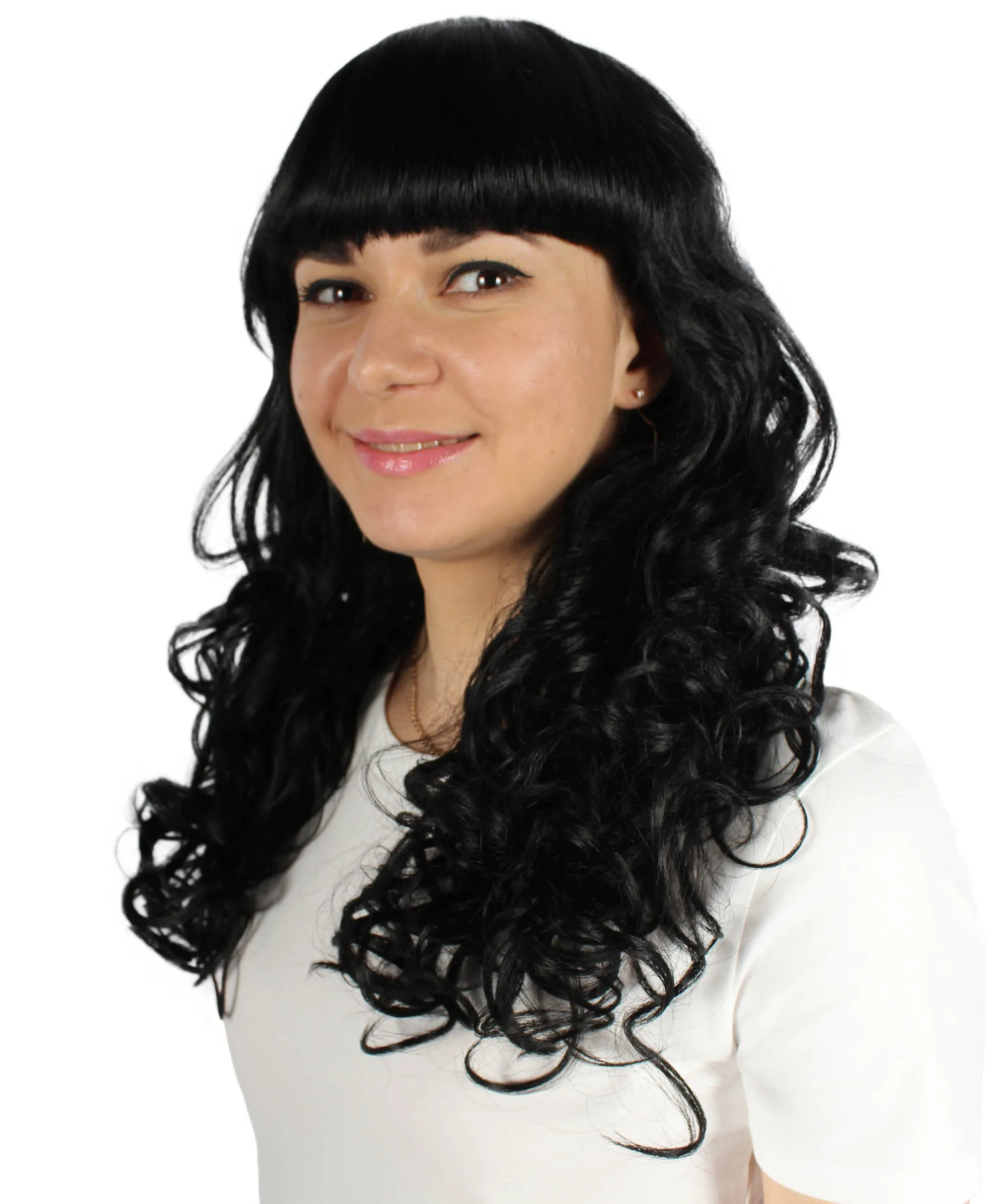 Women's Wig for Cosplay Anti-Hero Girl , Long Curly Party Ready Fancy Cosplay Halloween Wigs , Premium Breathable Capless Cap