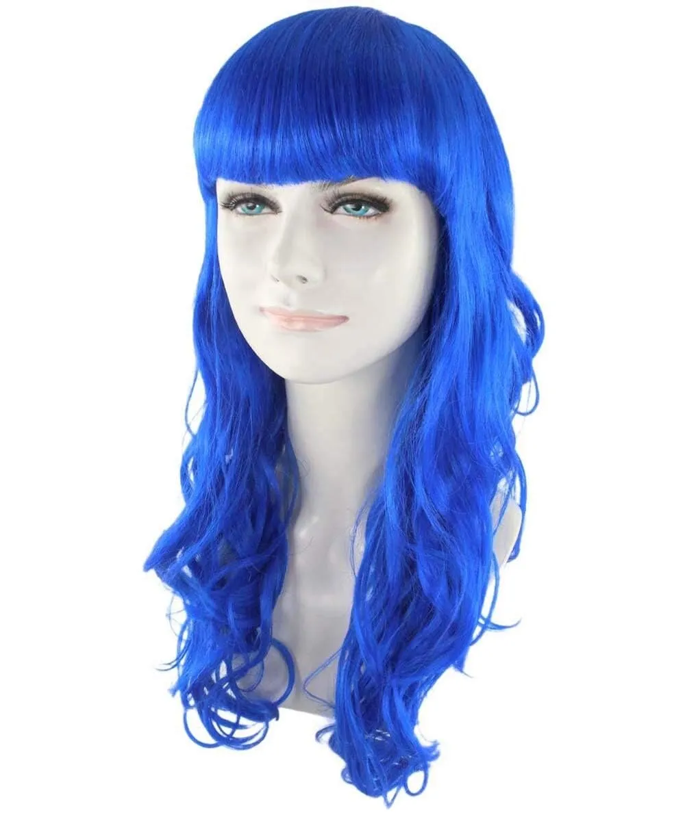 Women's Wig for Cosplay Anti-Hero Girl , Long Curly Party Ready Fancy Cosplay Halloween Wigs , Premium Breathable Capless Cap