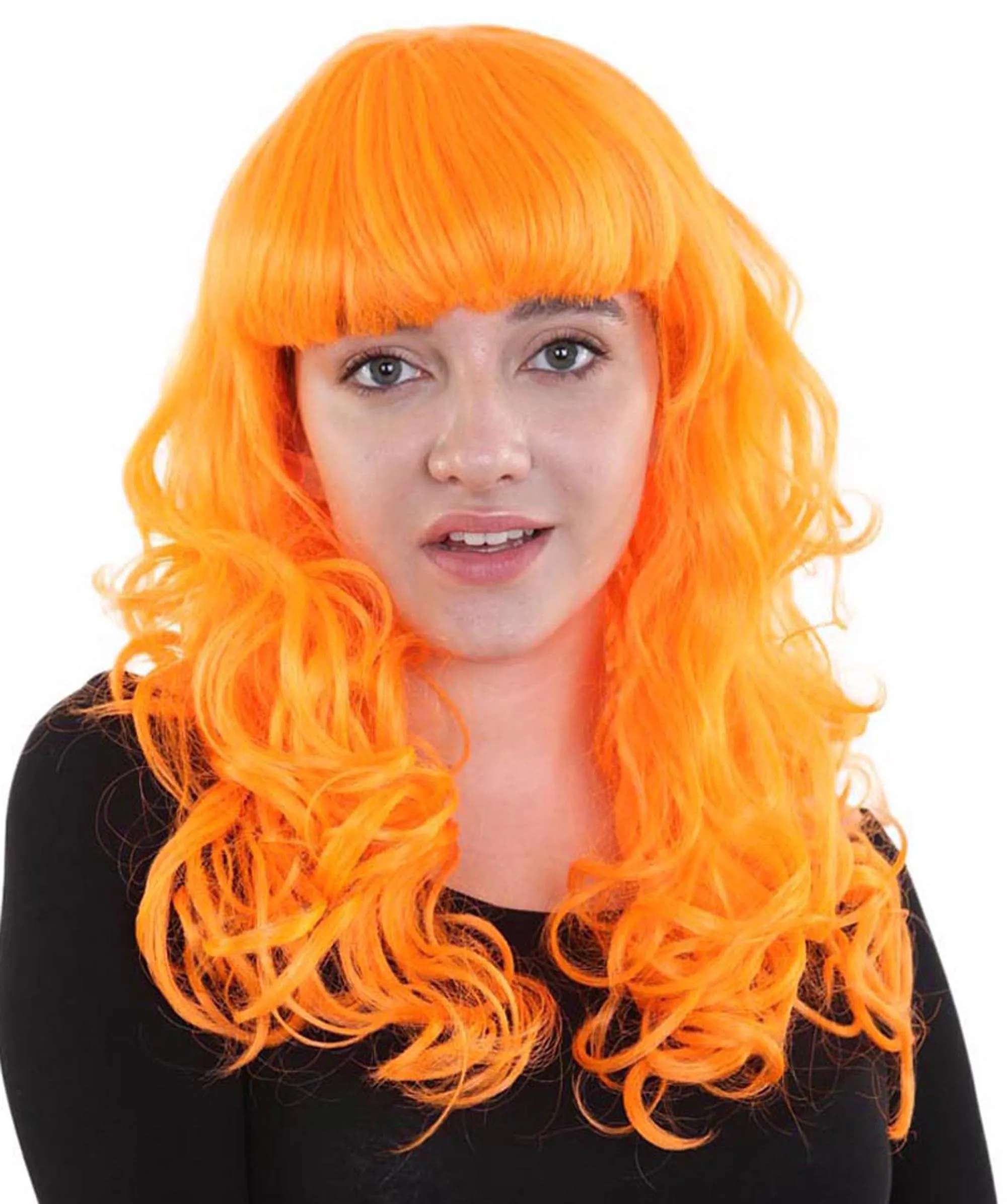 Women's Wig for Cosplay Anti-Hero Girl , Long Curly Party Ready Fancy Cosplay Halloween Wigs , Premium Breathable Capless Cap