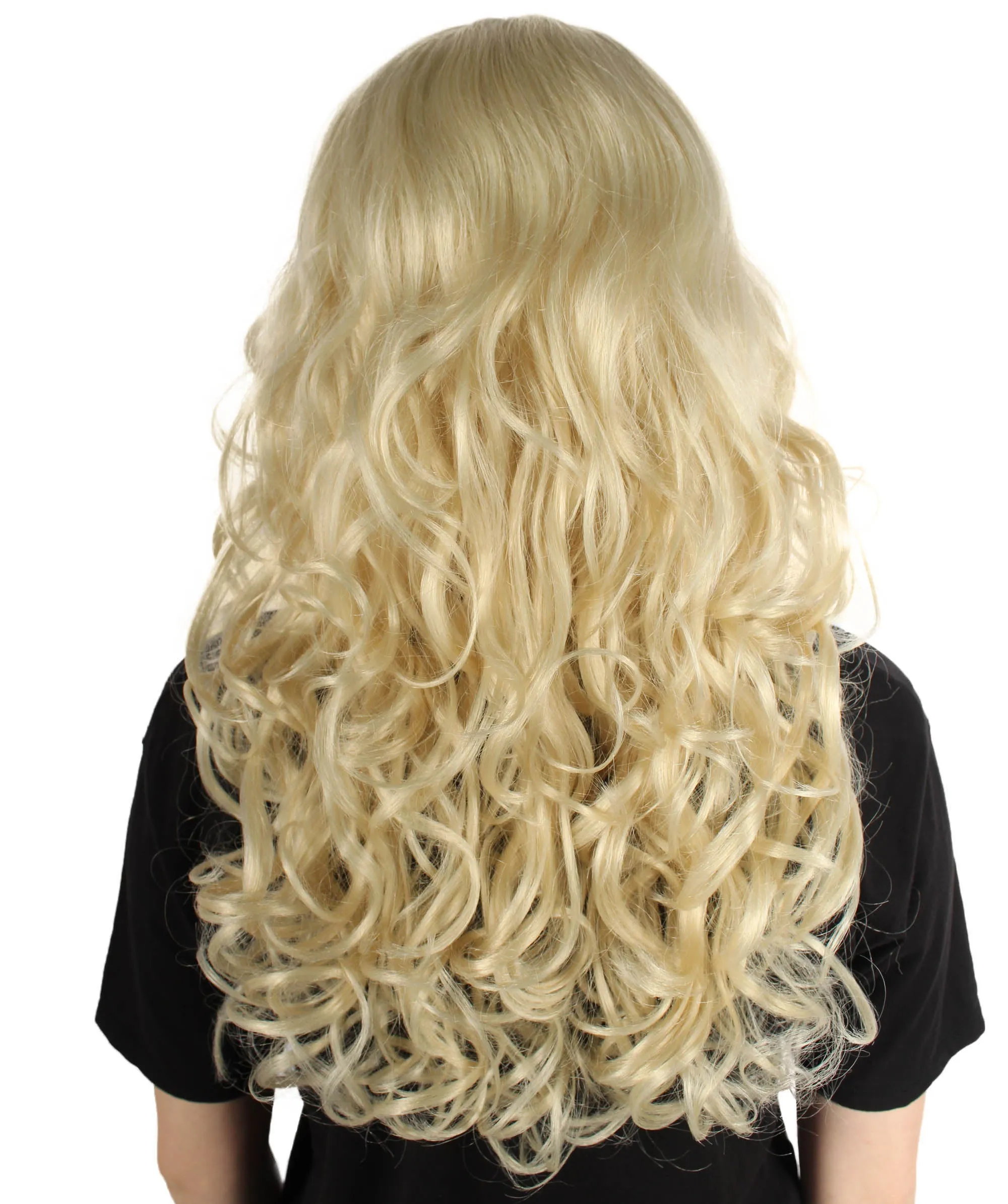 Women's Wig for Cosplay Anti-Hero Girl , Long Curly Party Ready Fancy Cosplay Halloween Wigs , Premium Breathable Capless Cap