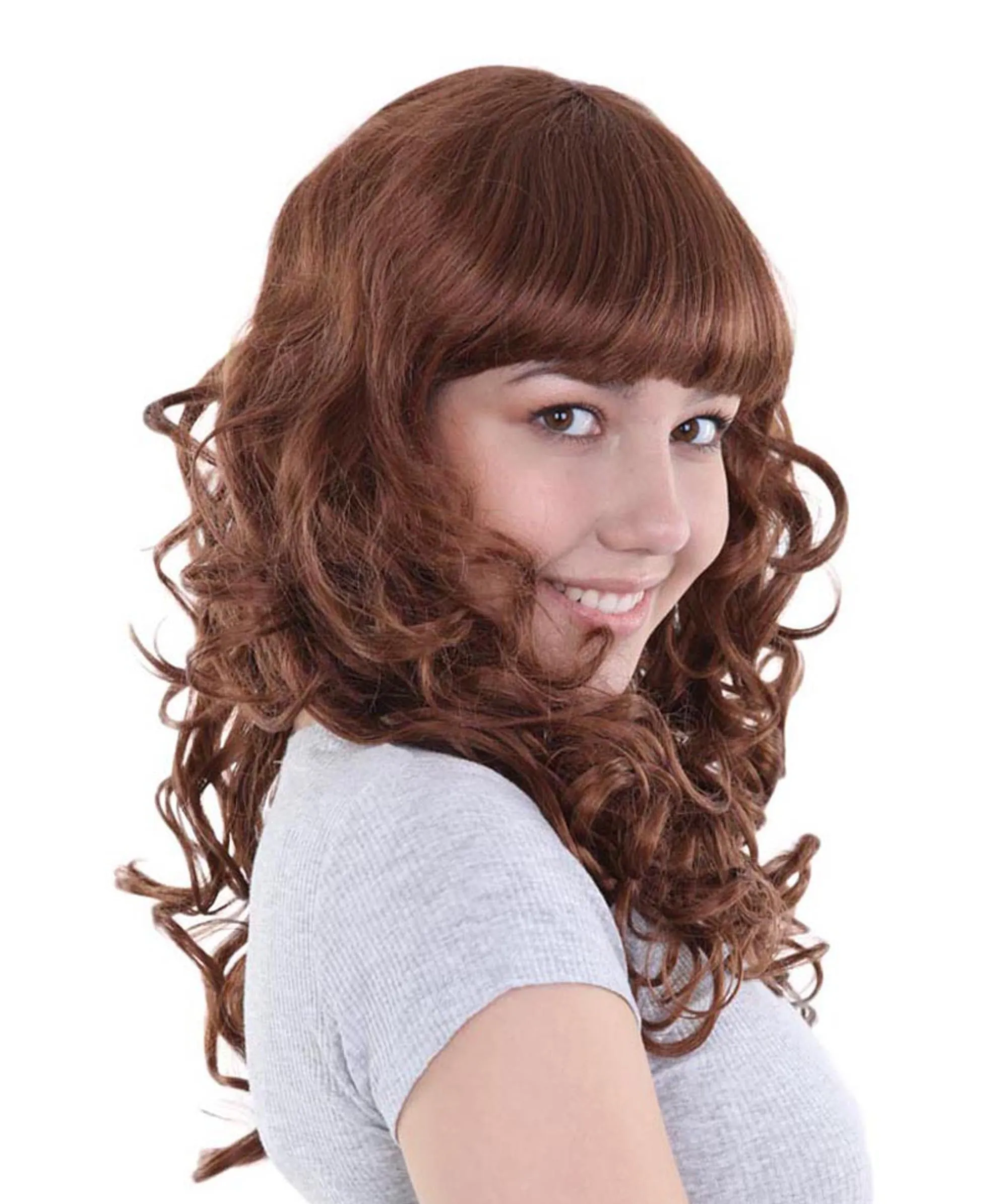 Women's Wig for Cosplay Anti-Hero Girl , Long Curly Party Ready Fancy Cosplay Halloween Wigs , Premium Breathable Capless Cap