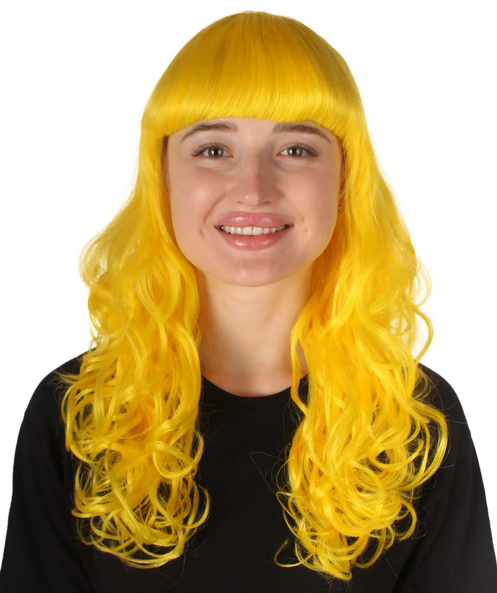 Women's Wig for Cosplay Anti-Hero Girl , Long Curly Party Ready Fancy Cosplay Halloween Wigs , Premium Breathable Capless Cap