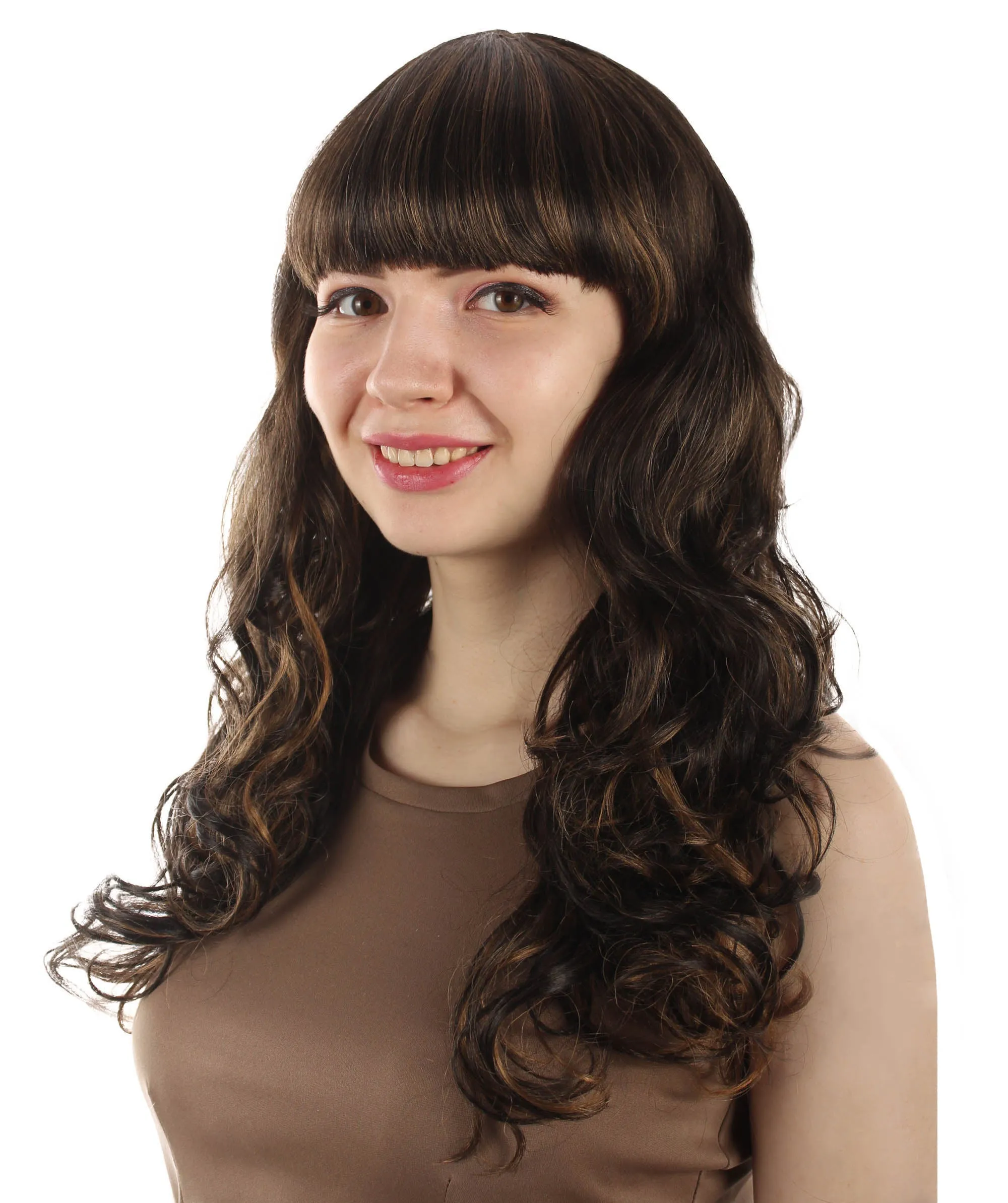 Women's Wig for Cosplay Anti-Hero Girl , Long Curly Party Ready Fancy Cosplay Halloween Wigs , Premium Breathable Capless Cap