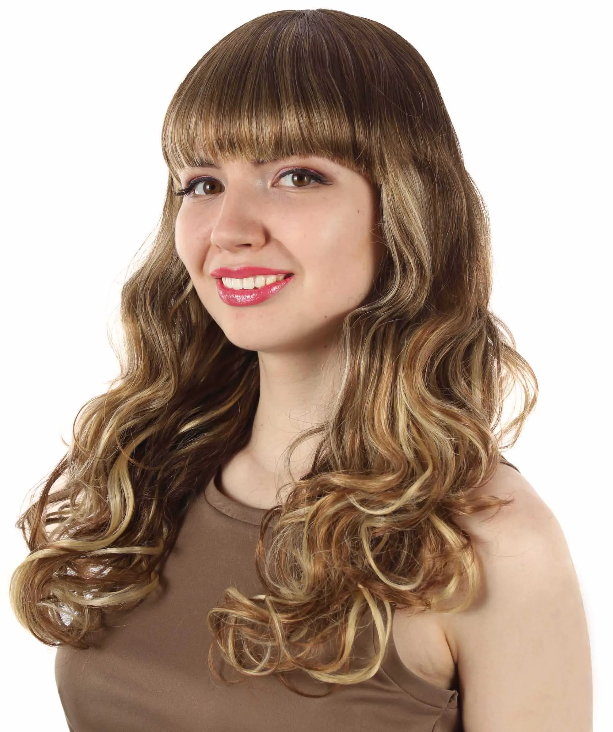 Women's Wig for Cosplay Anti-Hero Girl , Long Curly Party Ready Fancy Cosplay Halloween Wigs , Premium Breathable Capless Cap