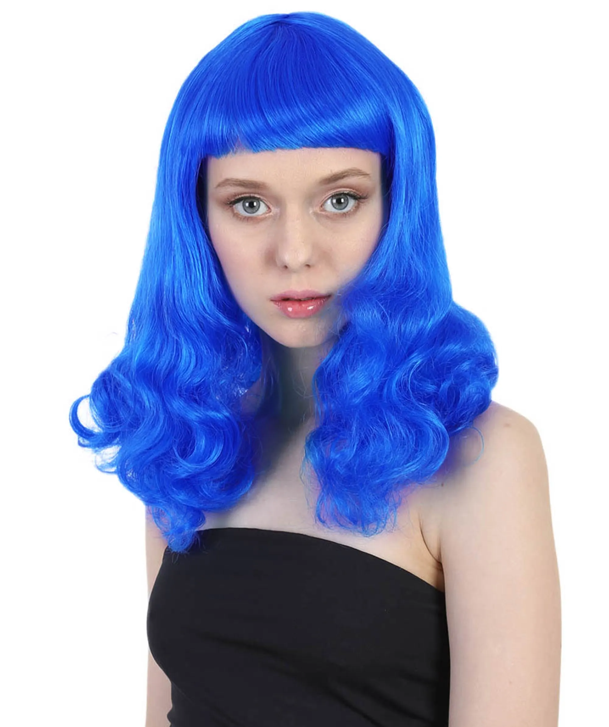 Women's Wig for Cosplay Anti-Hero Girl , Long Curly Party Ready Fancy Cosplay Halloween Wigs , Premium Breathable Capless Cap