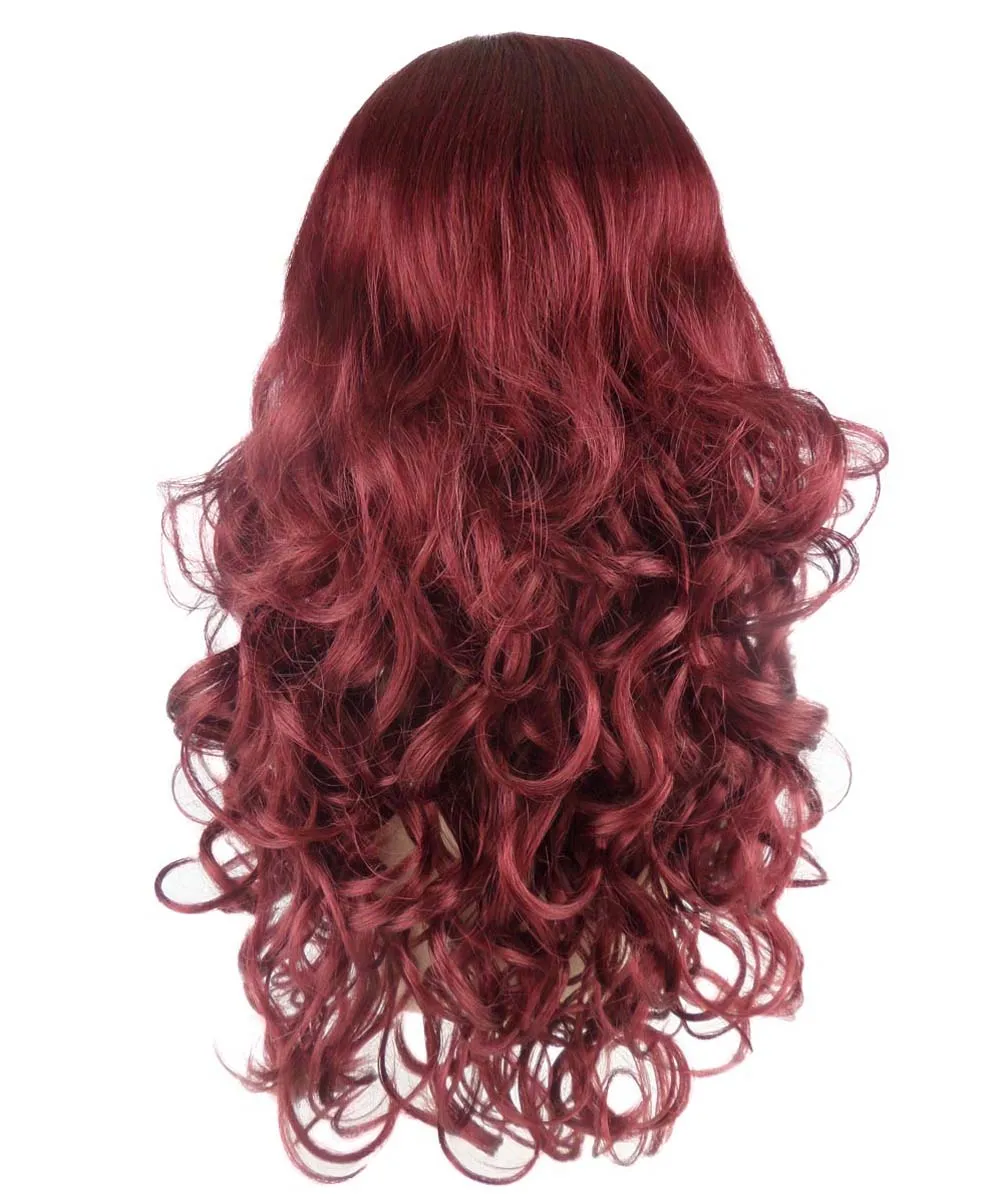 Women's Wig for Cosplay Anti-Hero Girl , Long Curly Party Ready Fancy Cosplay Halloween Wigs , Premium Breathable Capless Cap