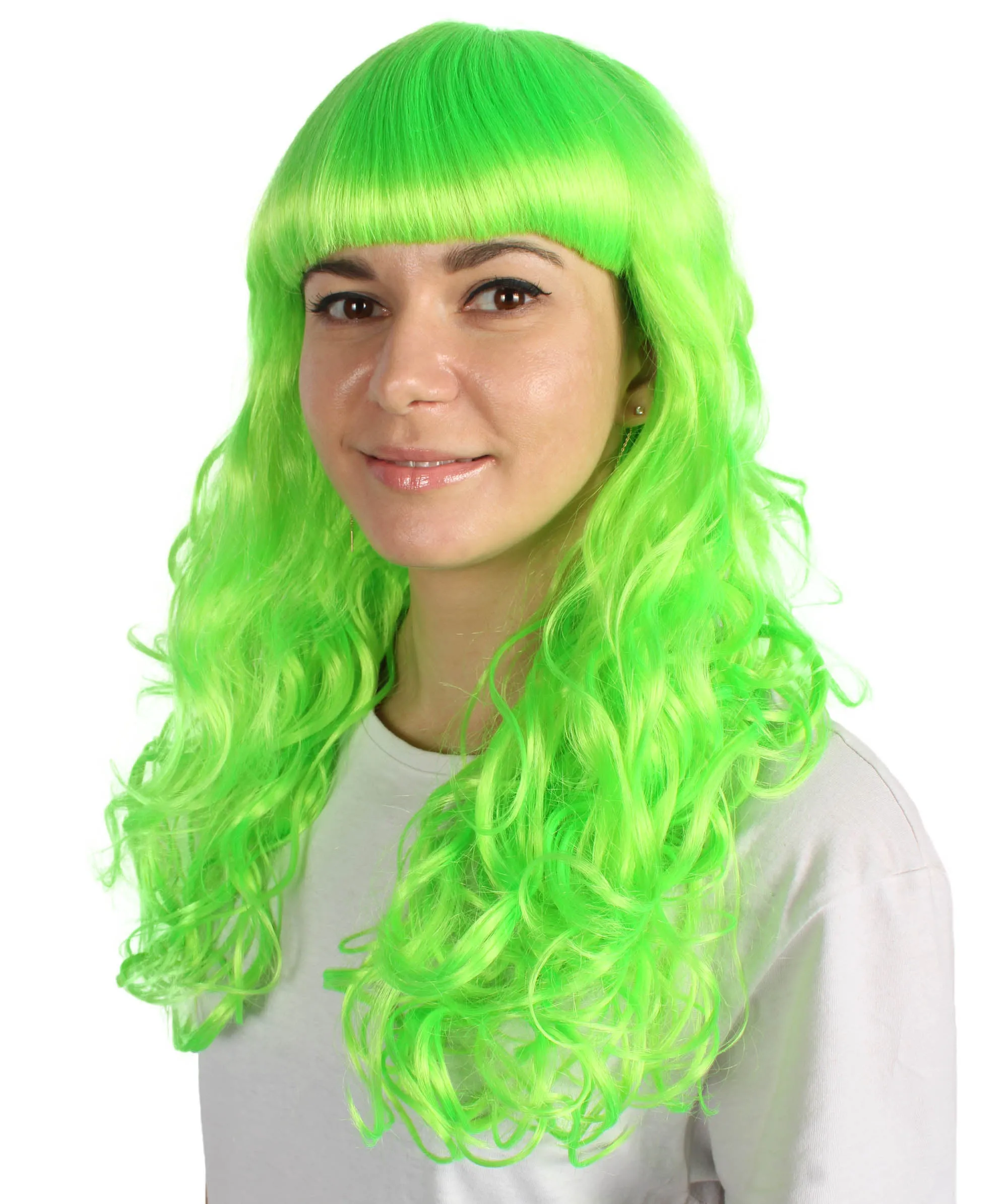 Women's Wig for Cosplay Anti-Hero Girl , Long Curly Party Ready Fancy Cosplay Halloween Wigs , Premium Breathable Capless Cap