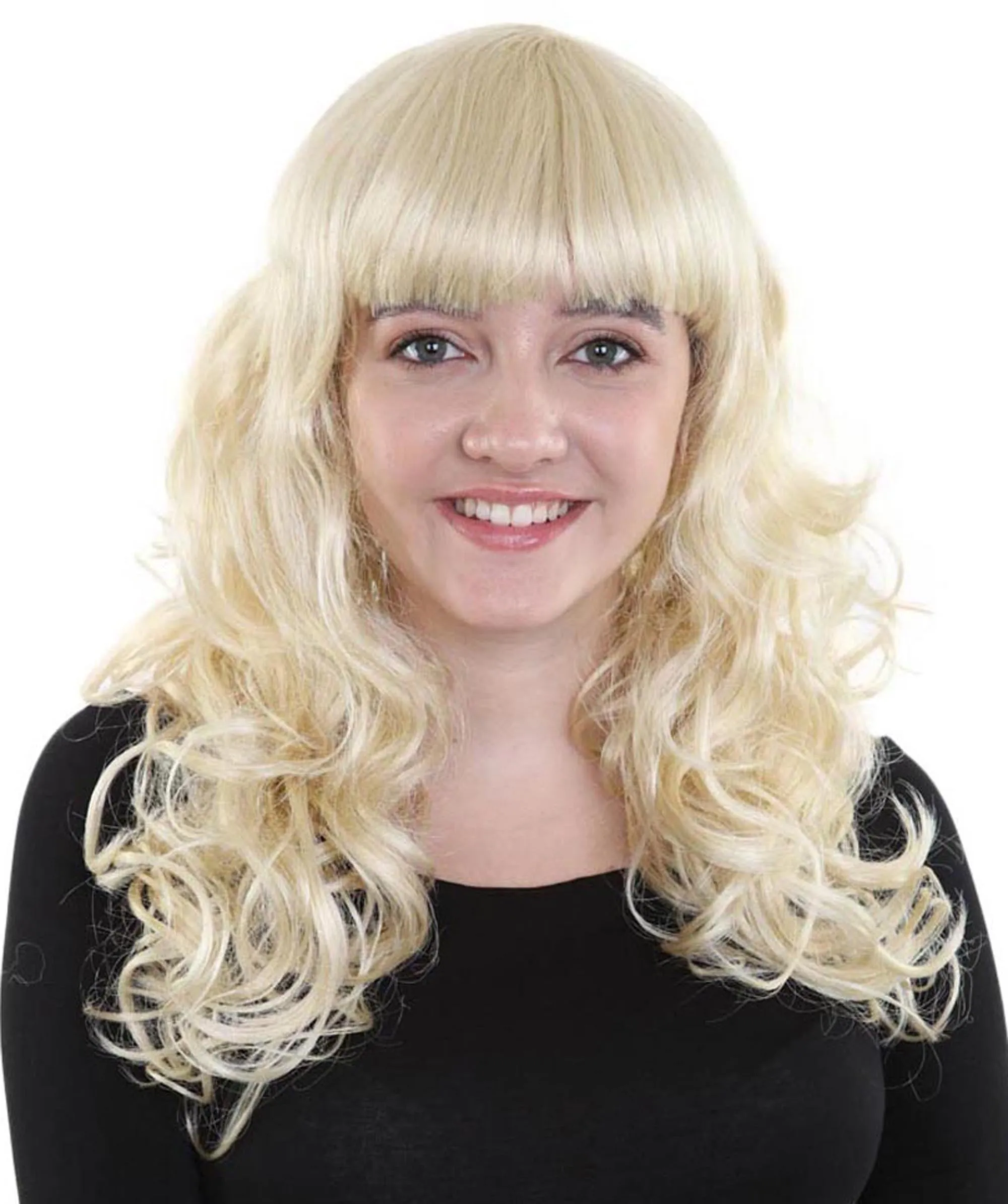 Women's Wig for Cosplay Anti-Hero Girl , Long Curly Party Ready Fancy Cosplay Halloween Wigs , Premium Breathable Capless Cap