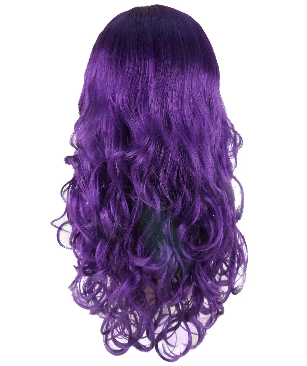 Women's Wig for Cosplay Anti-Hero Girl , Long Curly Party Ready Fancy Cosplay Halloween Wigs , Premium Breathable Capless Cap