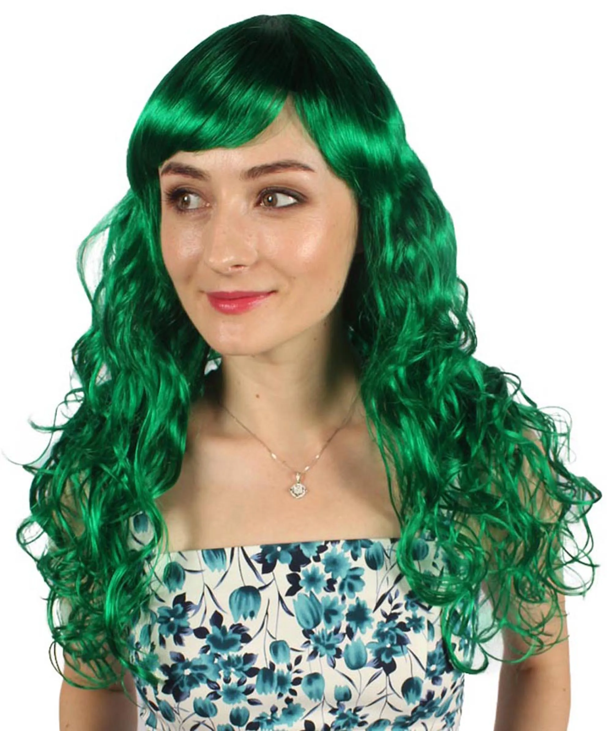 Women's Wig for Cosplay Anti-Hero Girl , Long Curly Party Ready Fancy Cosplay Halloween Wigs , Premium Breathable Capless Cap