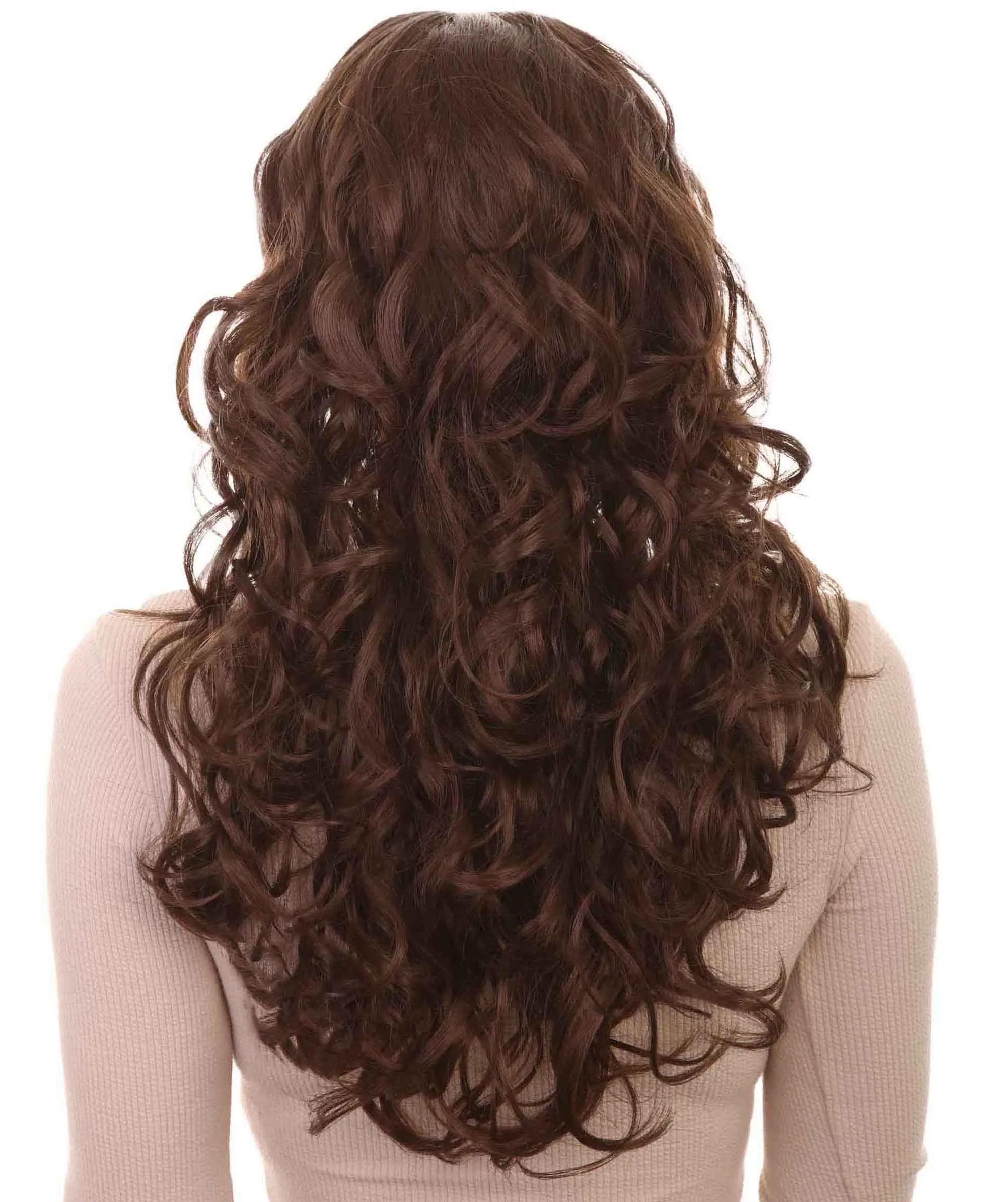 Women's Wig for Cosplay Anti-Hero Girl , Long Curly Party Ready Fancy Cosplay Halloween Wigs , Premium Breathable Capless Cap