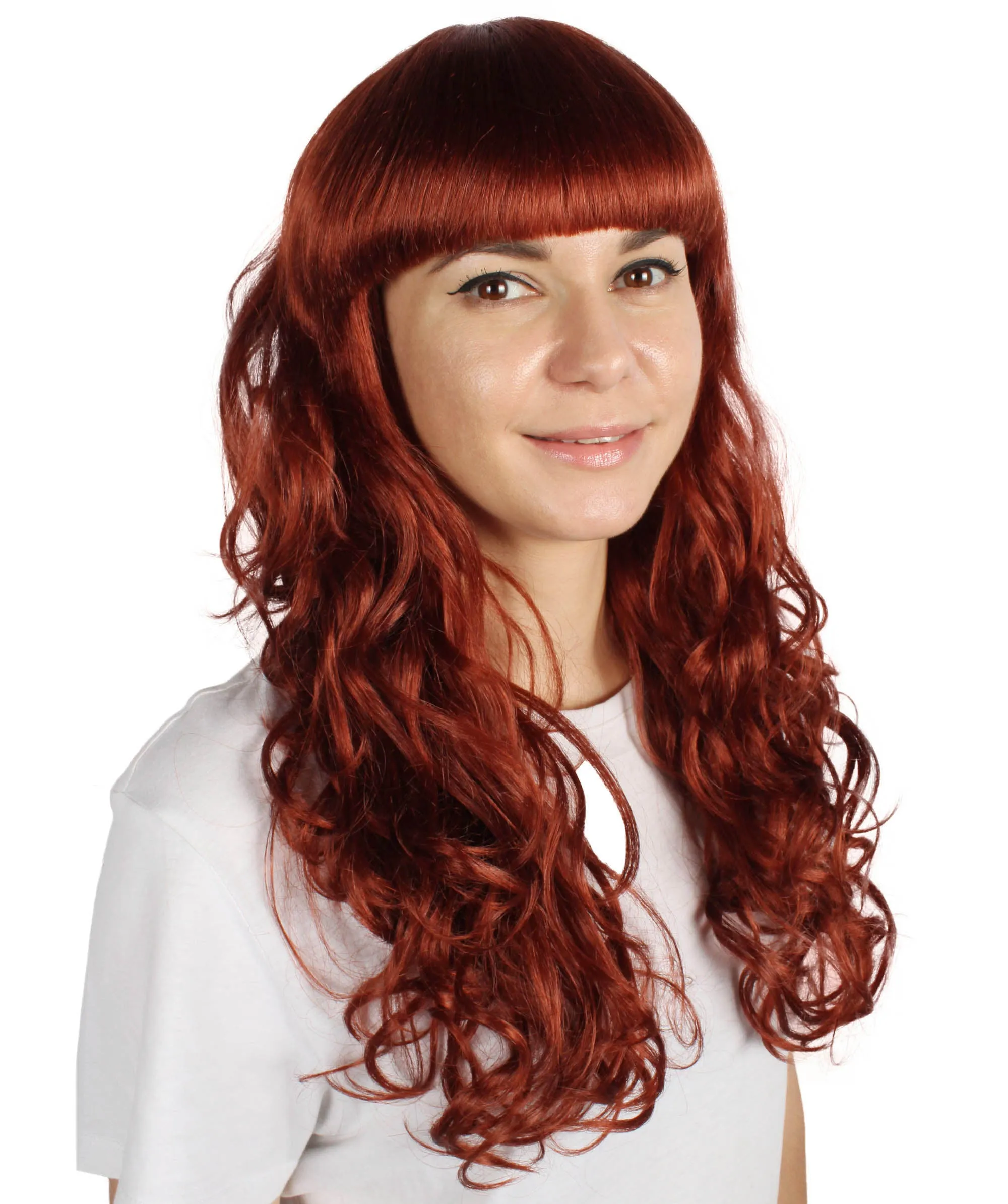 Women's Wig for Cosplay Anti-Hero Girl , Long Curly Party Ready Fancy Cosplay Halloween Wigs , Premium Breathable Capless Cap