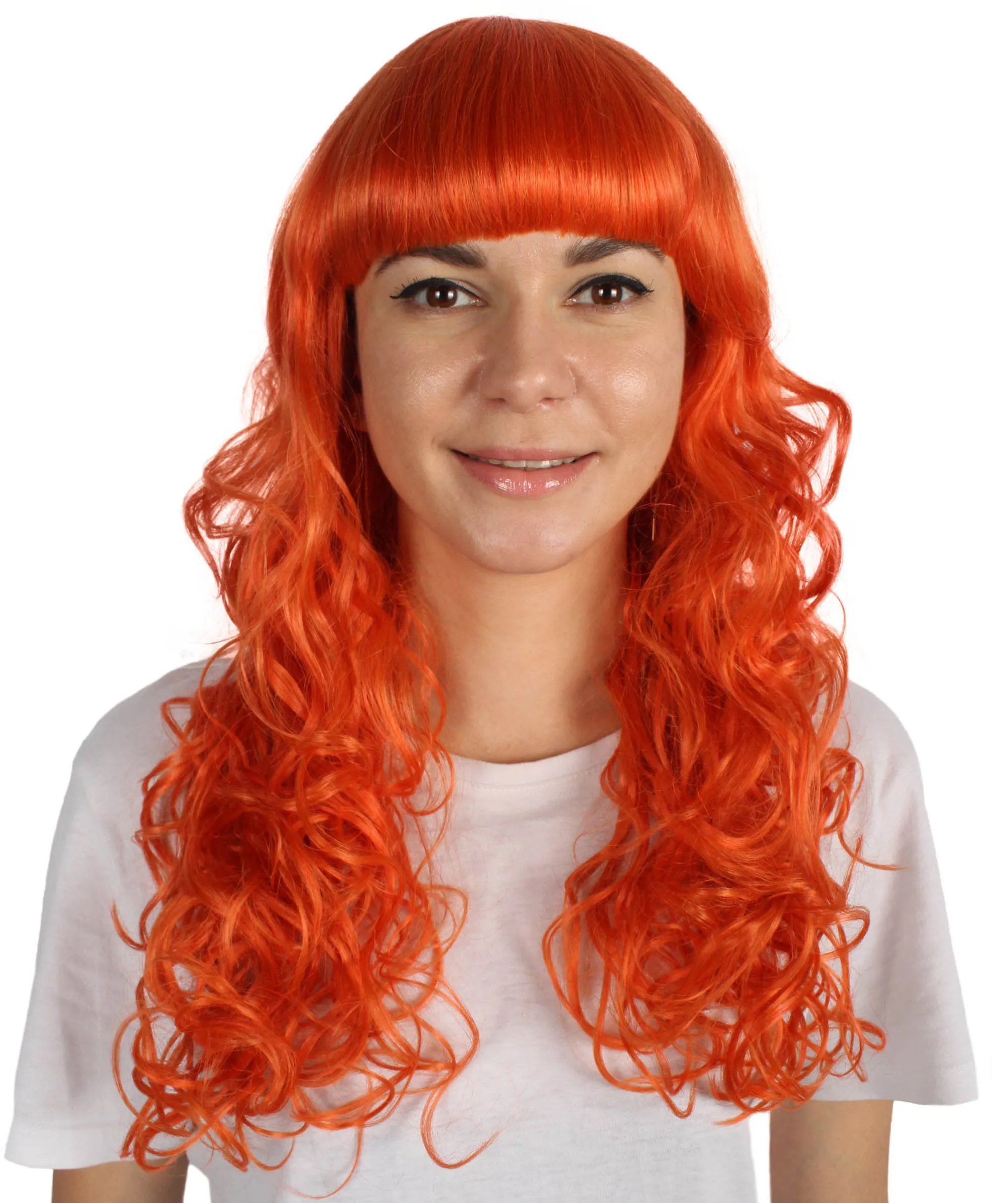 Women's Wig for Cosplay Anti-Hero Girl , Long Curly Party Ready Fancy Cosplay Halloween Wigs , Premium Breathable Capless Cap