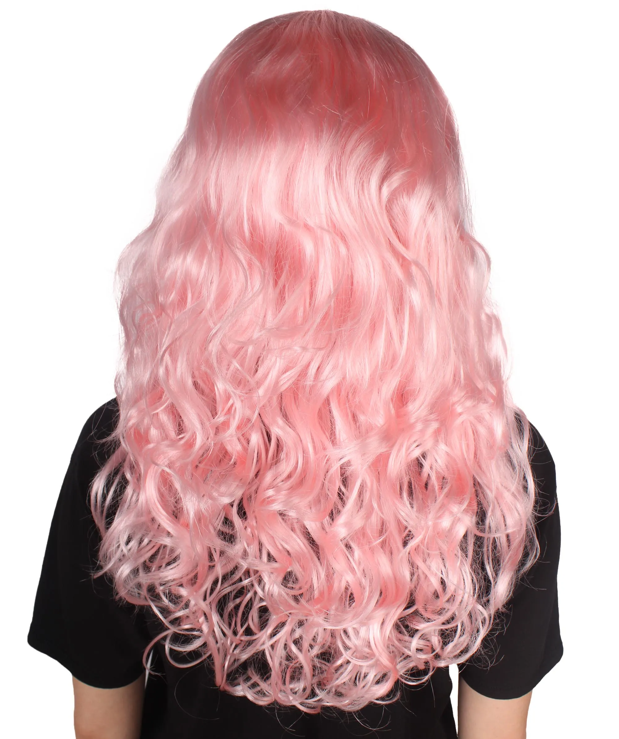 Women's Wig for Cosplay Anti-Hero Girl , Long Curly Party Ready Fancy Cosplay Halloween Wigs , Premium Breathable Capless Cap