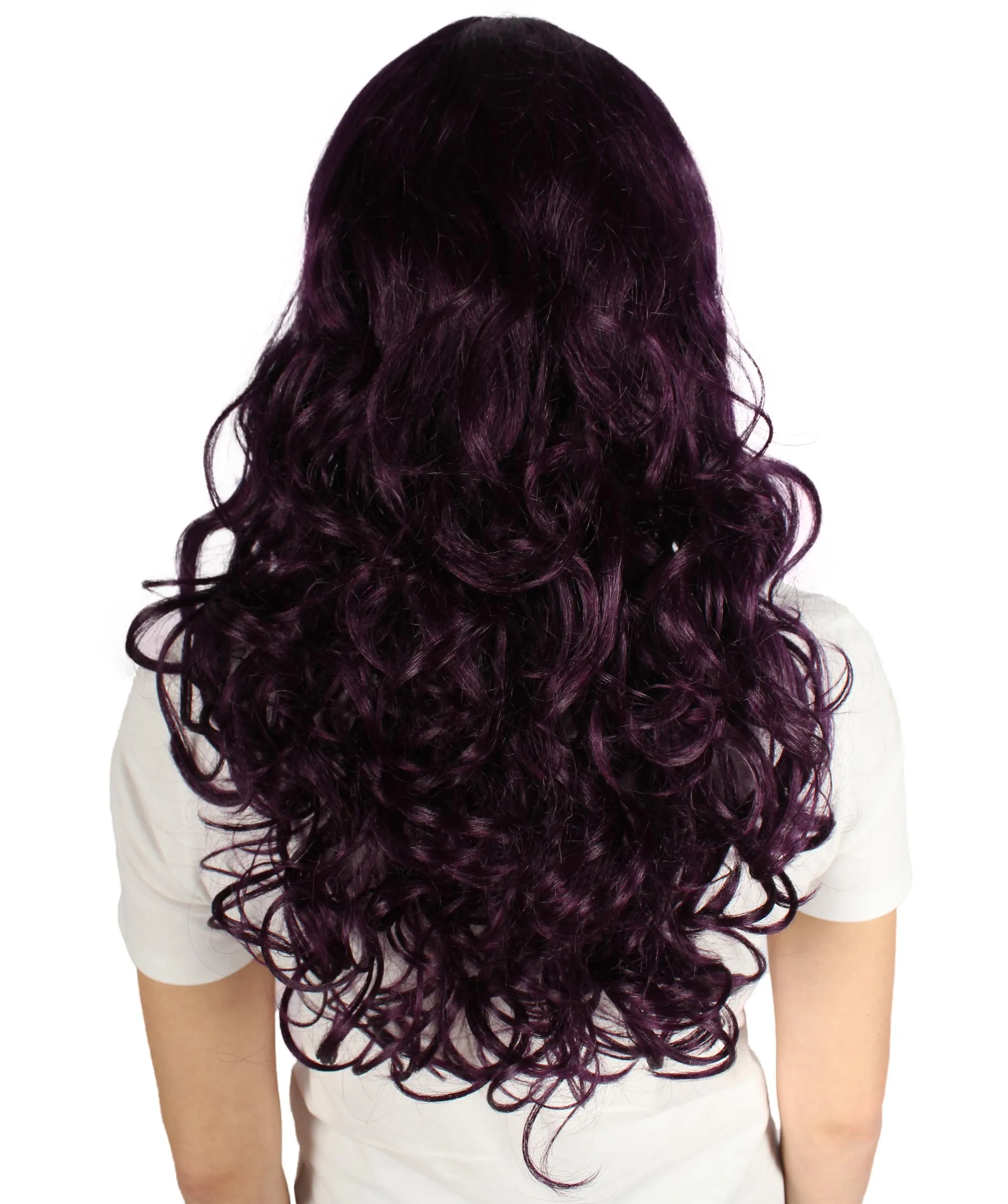 Women's Wig for Cosplay Anti-Hero Girl , Long Curly Party Ready Fancy Cosplay Halloween Wigs , Premium Breathable Capless Cap