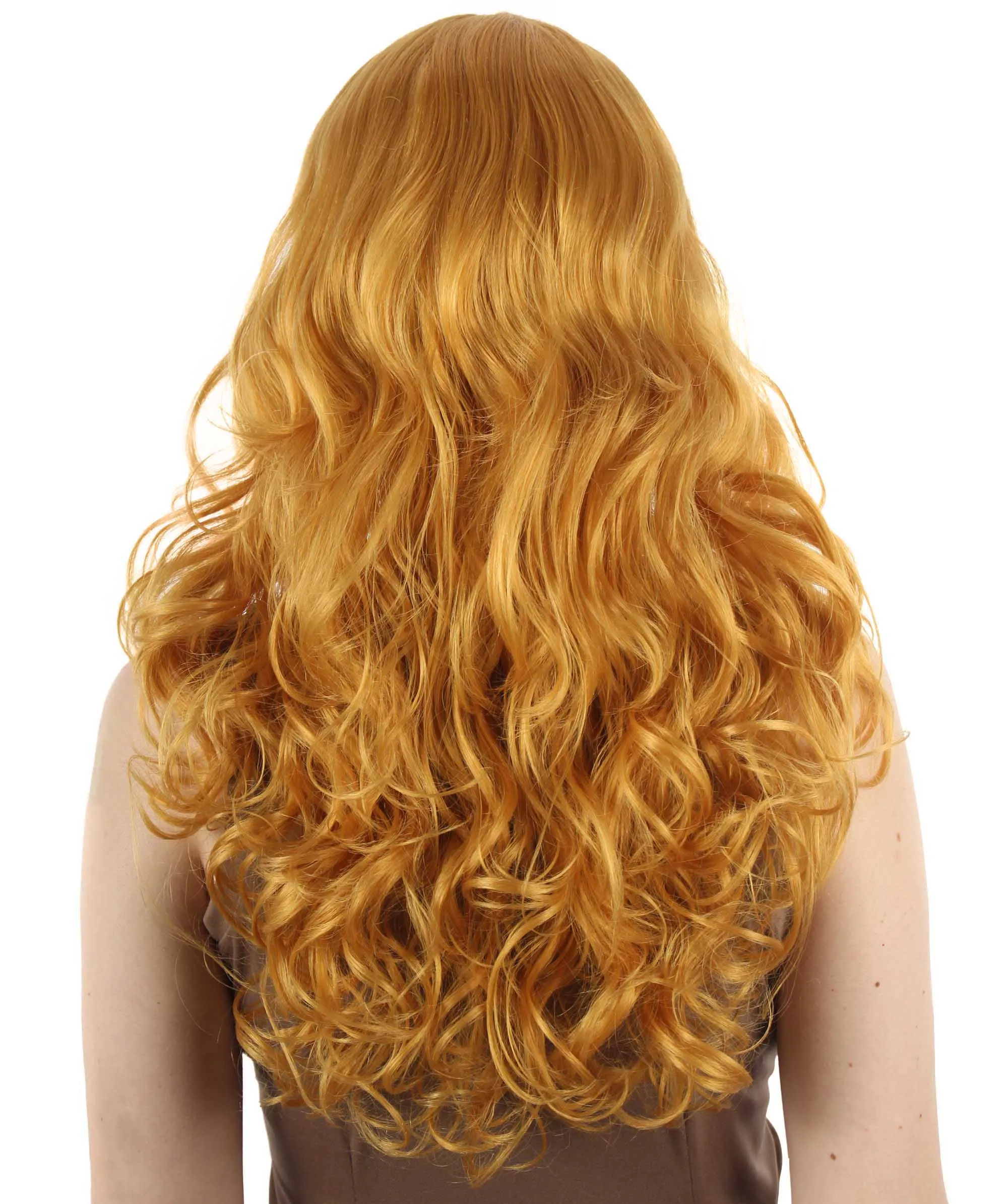 Women's Wig for Cosplay Anti-Hero Girl , Long Curly Party Ready Fancy Cosplay Halloween Wigs , Premium Breathable Capless Cap