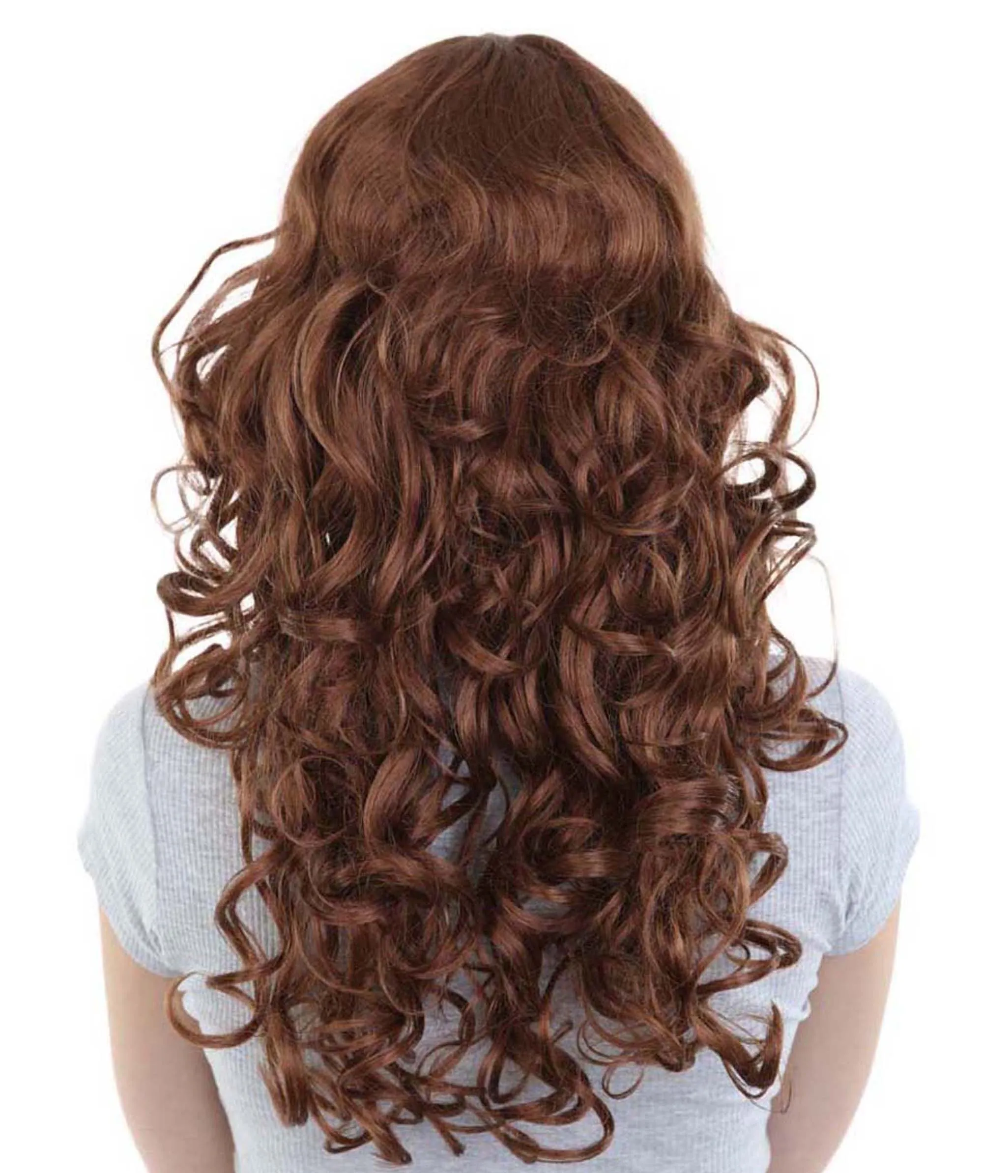 Women's Wig for Cosplay Anti-Hero Girl , Long Curly Party Ready Fancy Cosplay Halloween Wigs , Premium Breathable Capless Cap