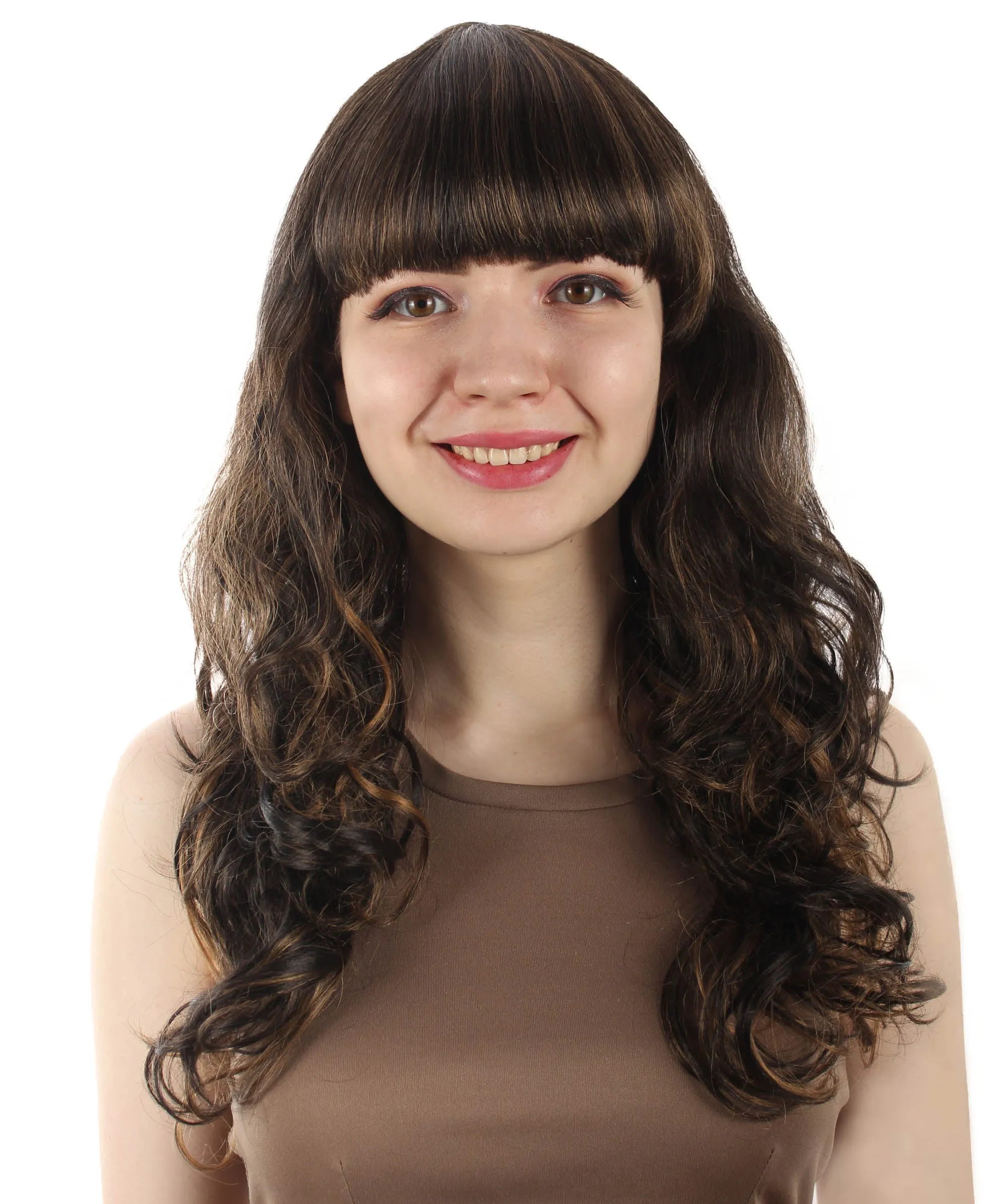 Women's Wig for Cosplay Anti-Hero Girl , Long Curly Party Ready Fancy Cosplay Halloween Wigs , Premium Breathable Capless Cap