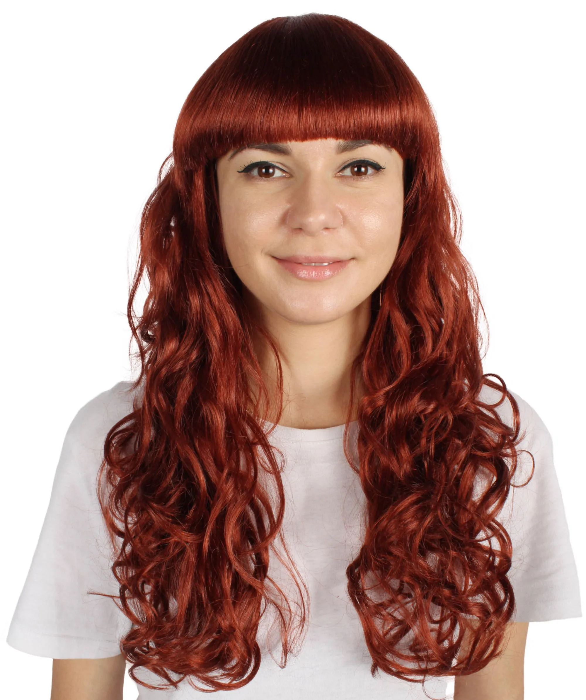 Women's Wig for Cosplay Anti-Hero Girl , Long Curly Party Ready Fancy Cosplay Halloween Wigs , Premium Breathable Capless Cap