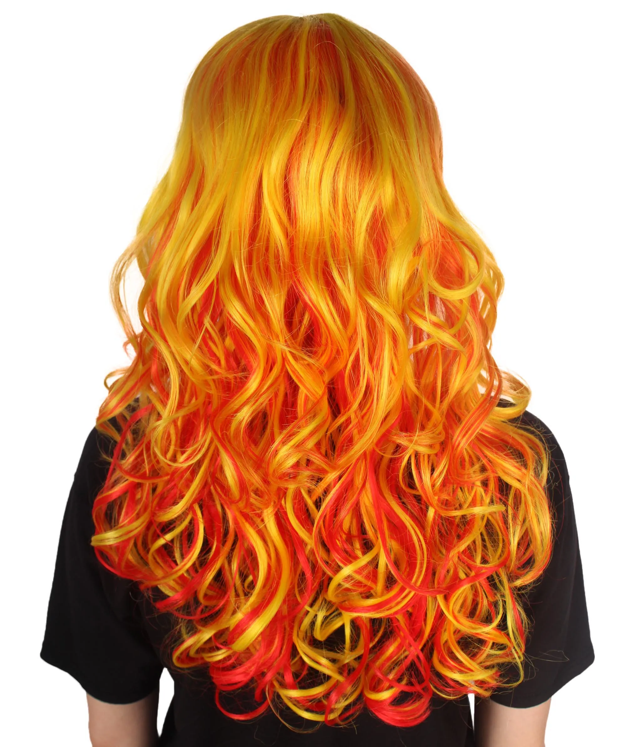 Women's Wig for Cosplay Anti-Hero Girl , Long Curly Party Ready Fancy Cosplay Halloween Wigs , Premium Breathable Capless Cap