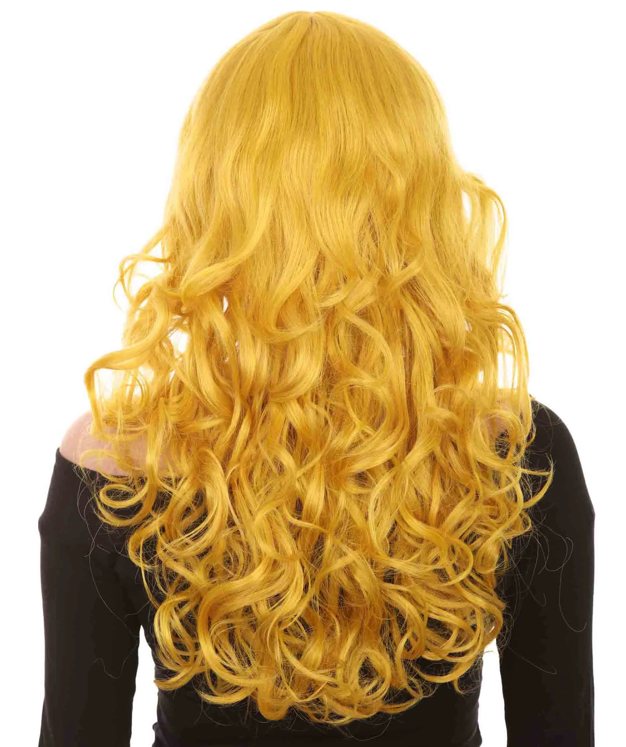 Women's Wig for Cosplay Anti-Hero Girl , Long Curly Party Ready Fancy Cosplay Halloween Wigs , Premium Breathable Capless Cap