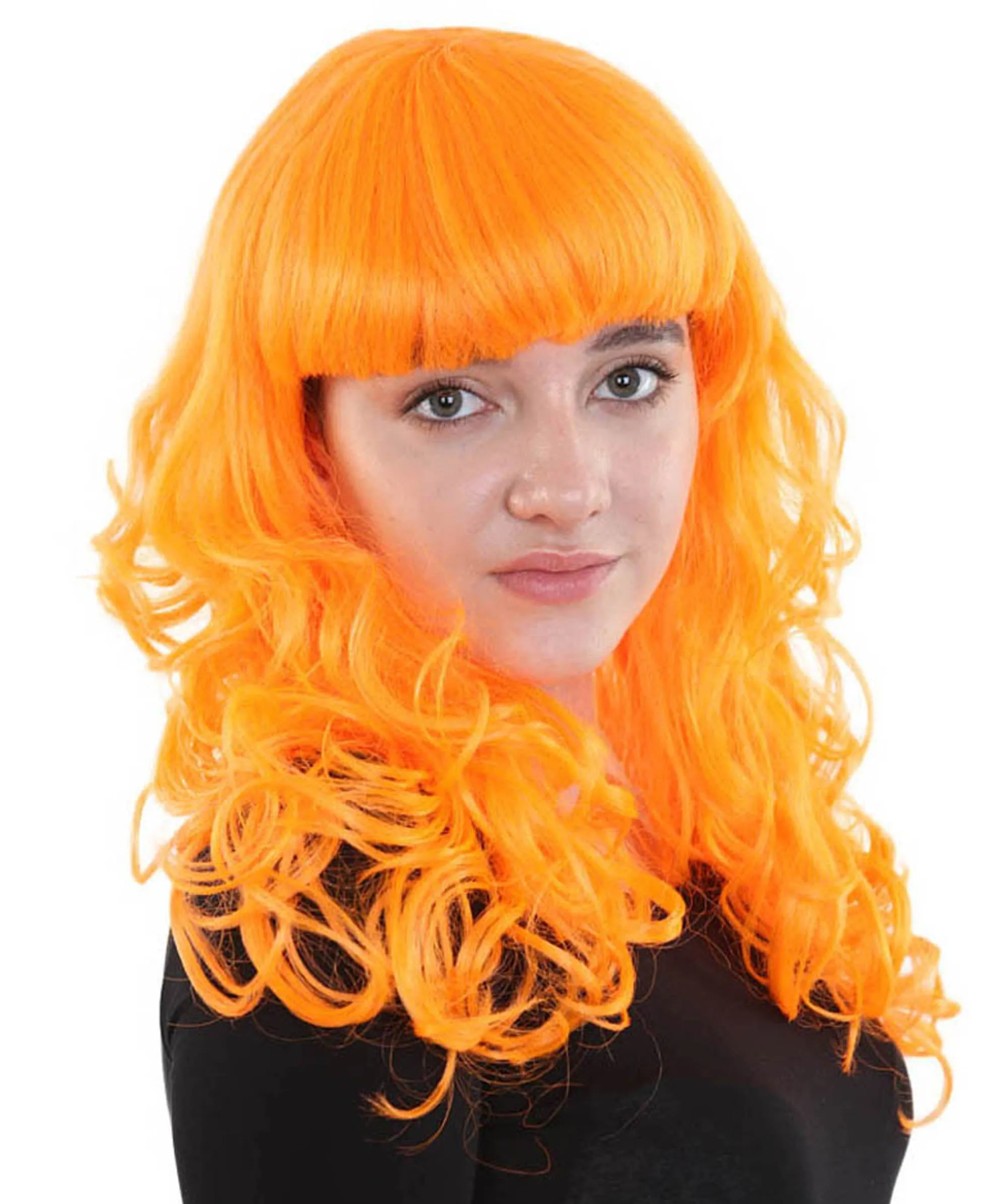 Women's Wig for Cosplay Anti-Hero Girl , Long Curly Party Ready Fancy Cosplay Halloween Wigs , Premium Breathable Capless Cap