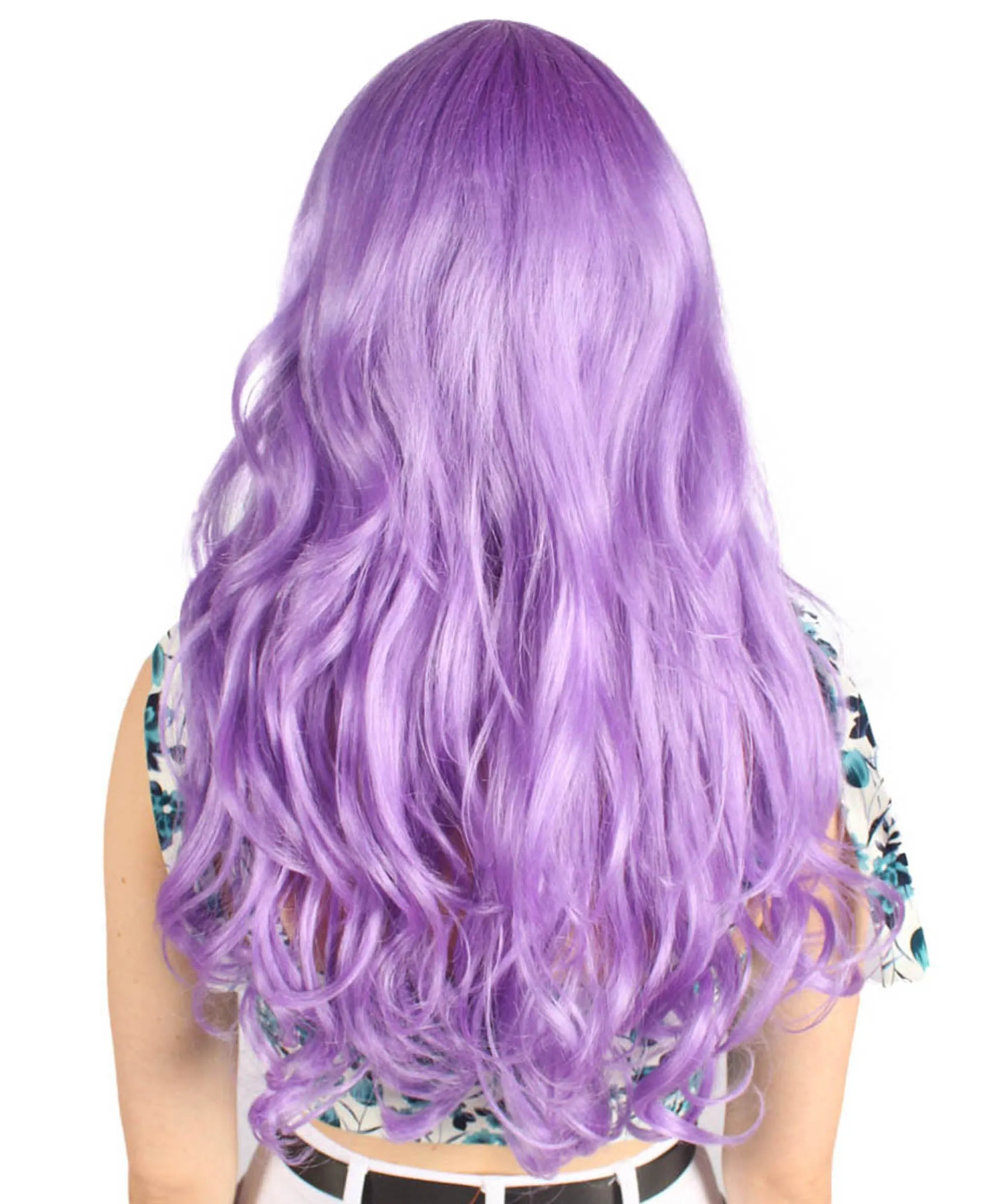 Women's Wig for Cosplay Anti-Hero Girl , Long Curly Party Ready Fancy Cosplay Halloween Wigs , Premium Breathable Capless Cap