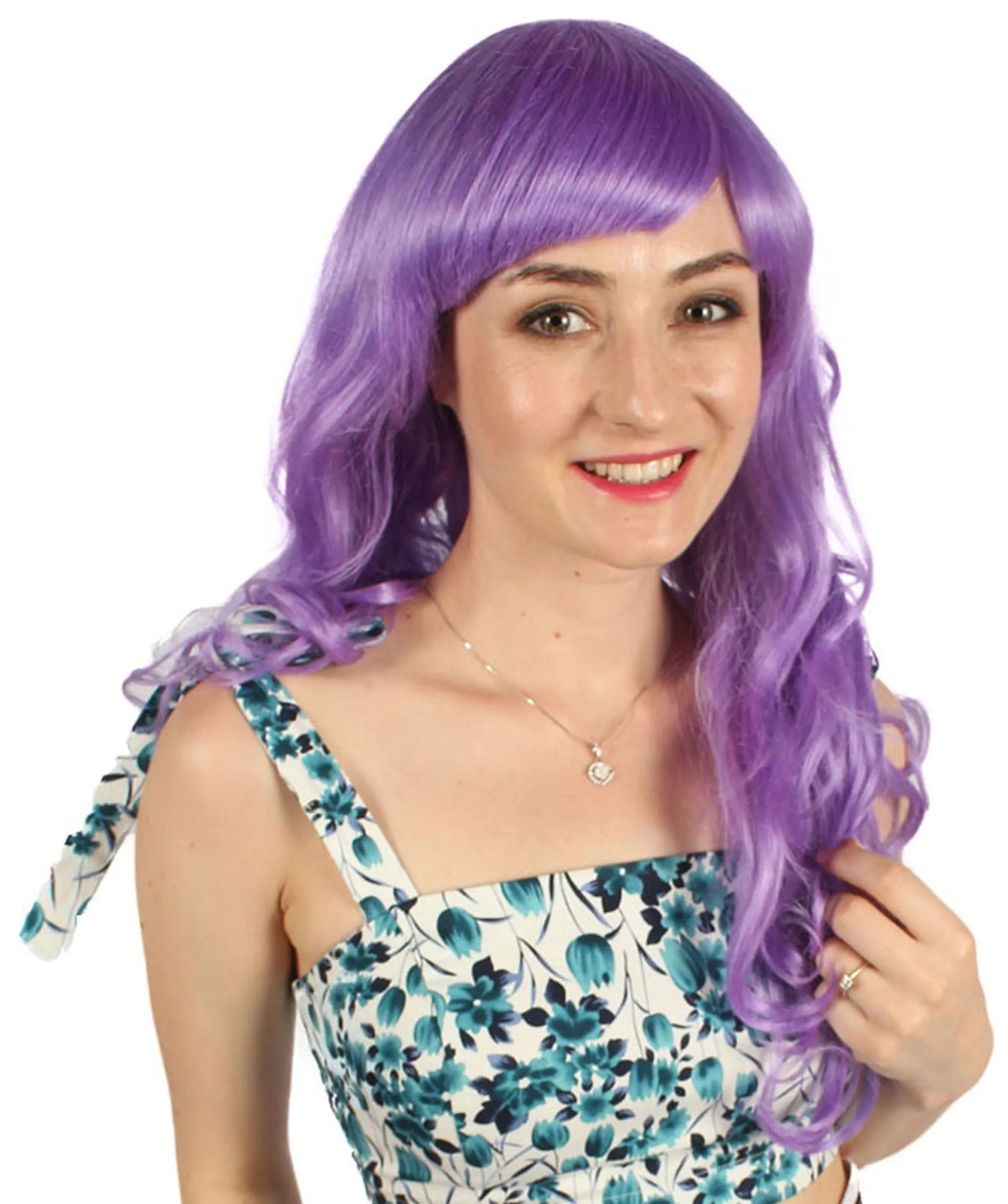 Women's Wig for Cosplay Anti-Hero Girl , Long Curly Party Ready Fancy Cosplay Halloween Wigs , Premium Breathable Capless Cap