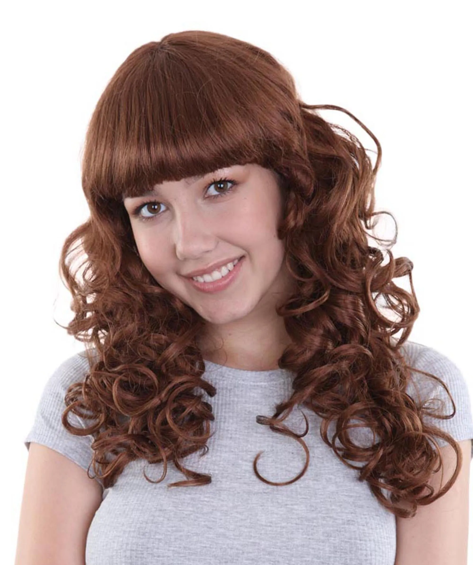 Women's Wig for Cosplay Anti-Hero Girl , Long Curly Party Ready Fancy Cosplay Halloween Wigs , Premium Breathable Capless Cap